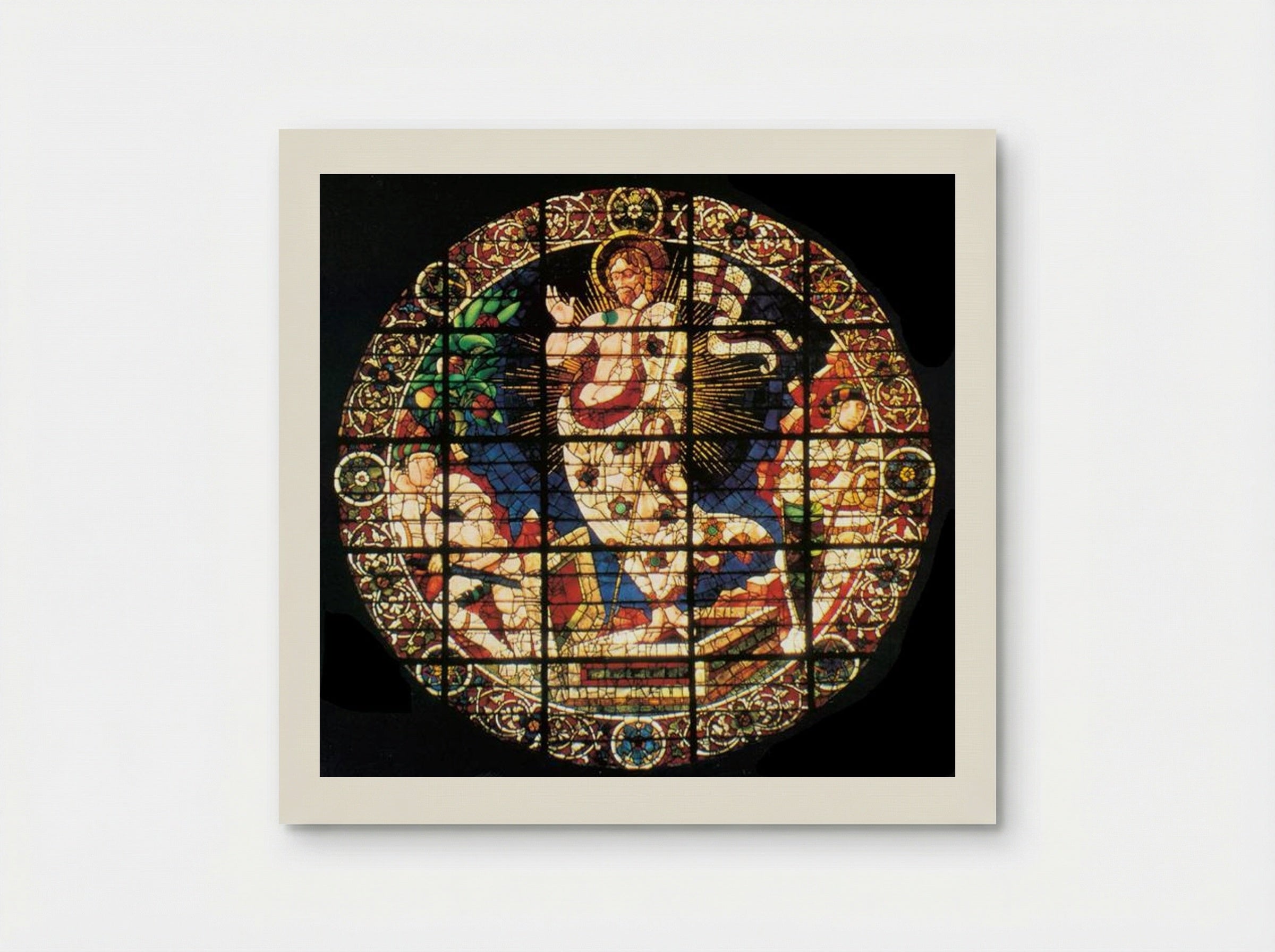 Oculus depicting The Resurrection - Paolo Uccello - Poster