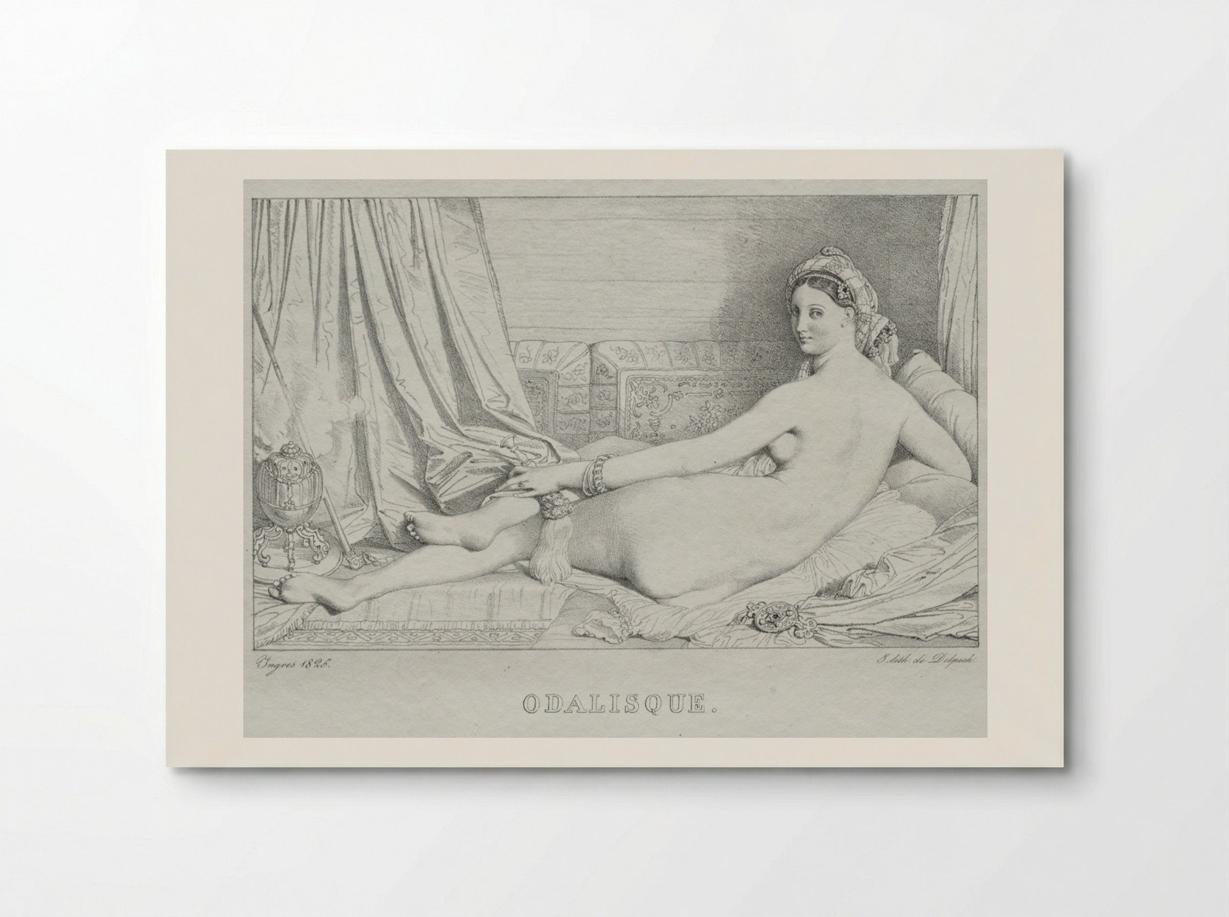 Odalisque - Jean-Auguste-Dominique Ingres - Poster