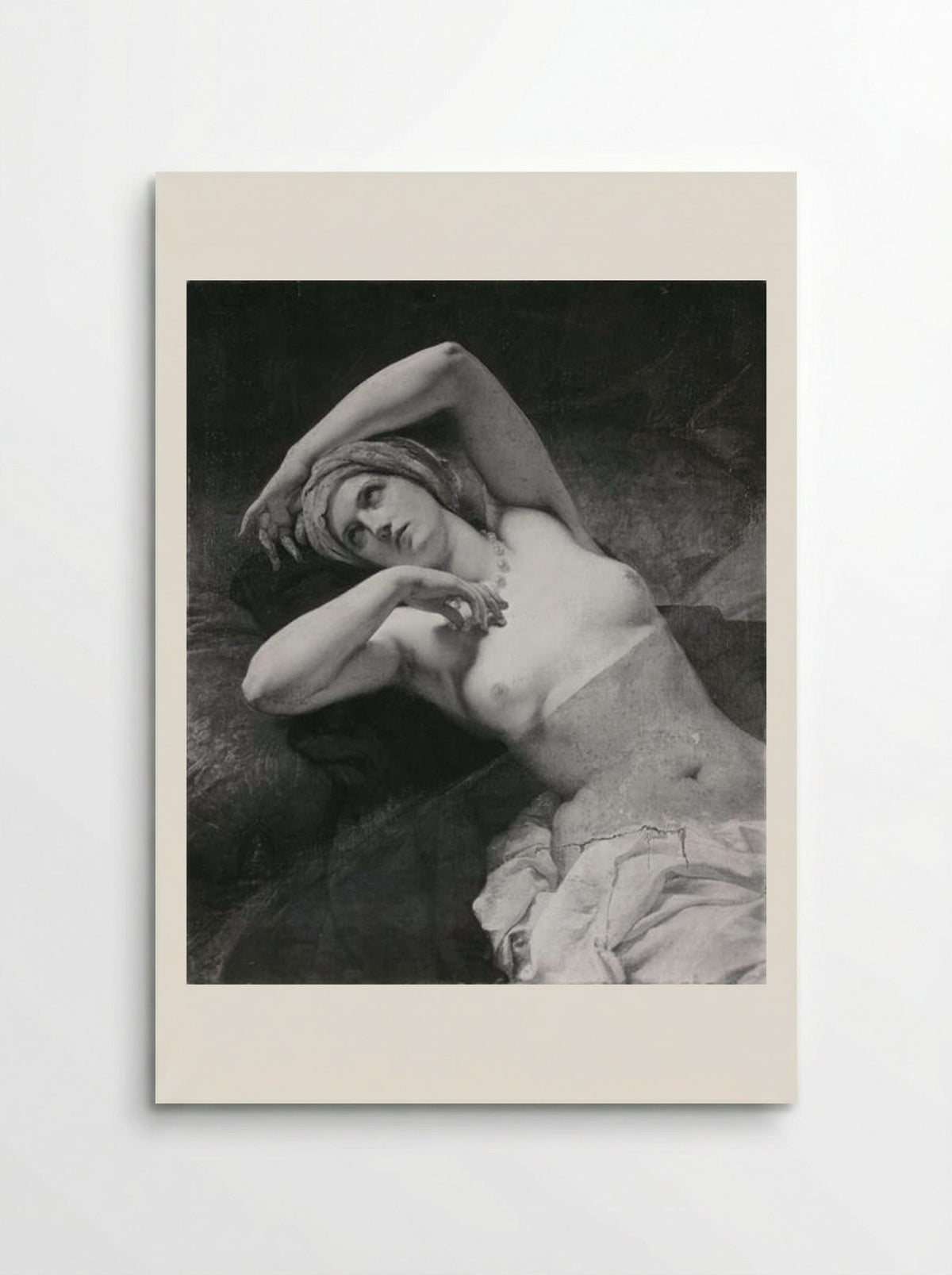 Odalisque - Francesco Hayez - Poster