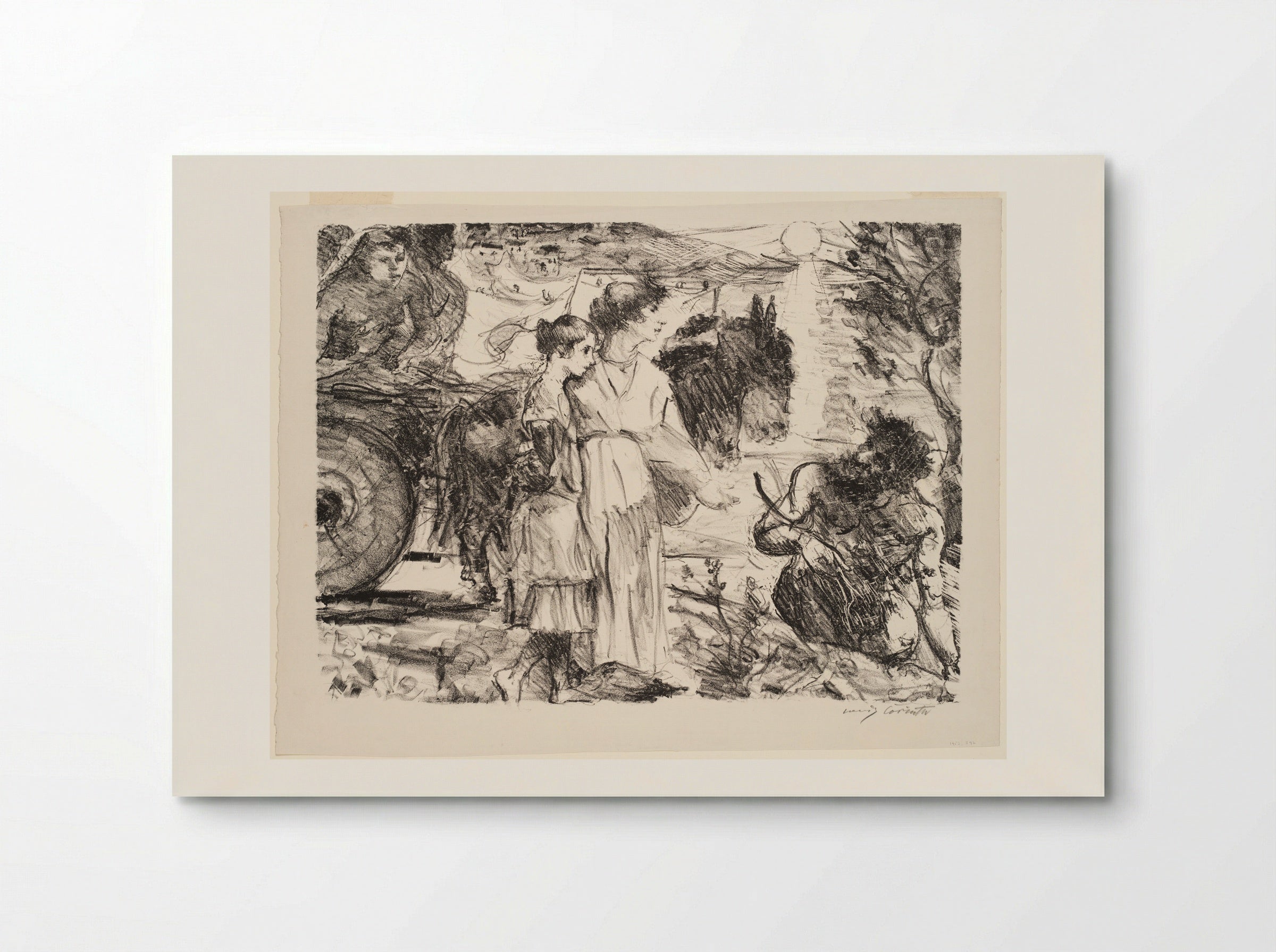 Odysseus and Nausicaa - Lovis Corinth - Poster