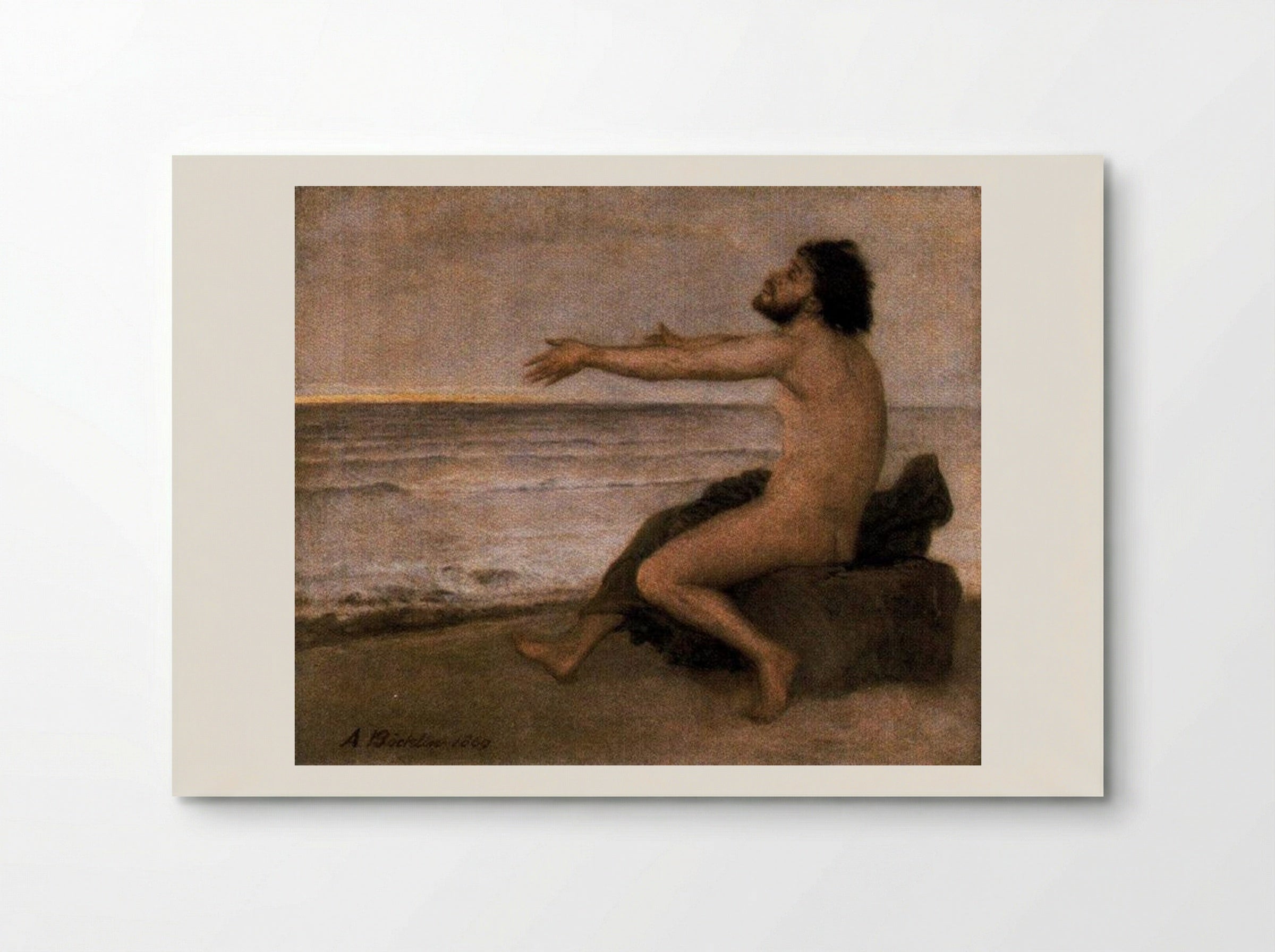 Odysseus by the Sea - Arnold Böcklin - Poster
