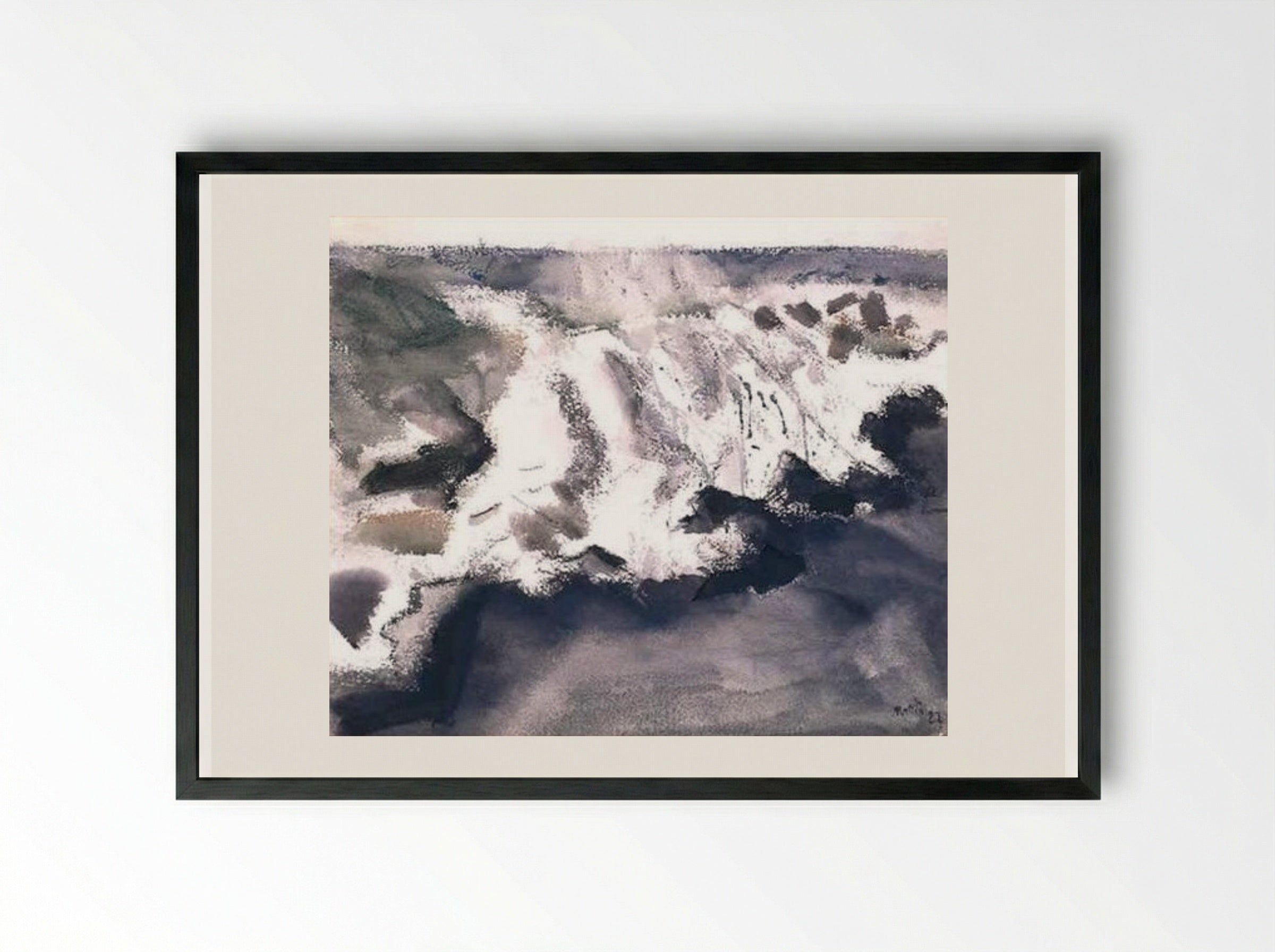 Off York Island - John Marin - Framed Print Black
