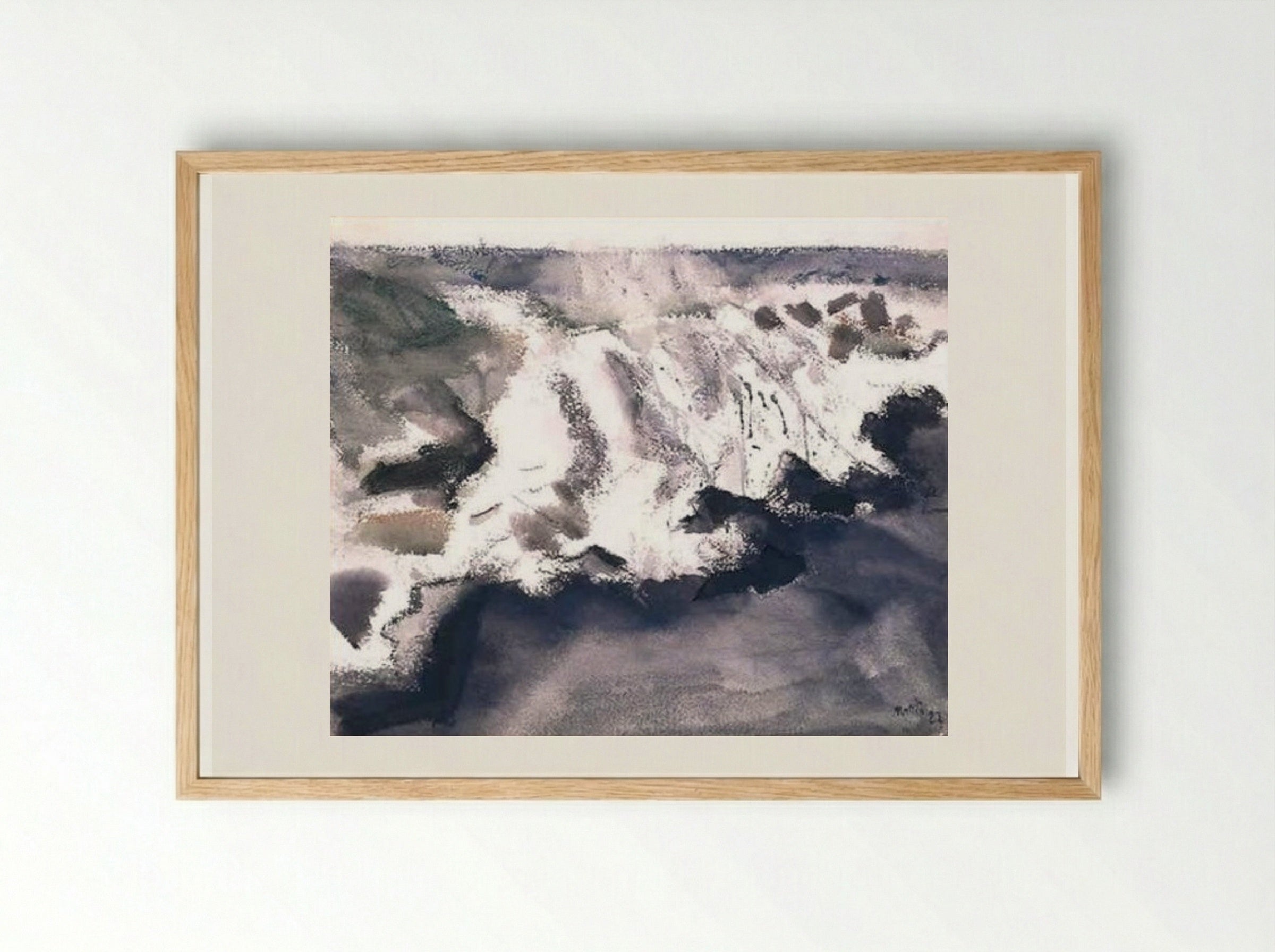 Off York Island - John Marin - Framed Print Wood
