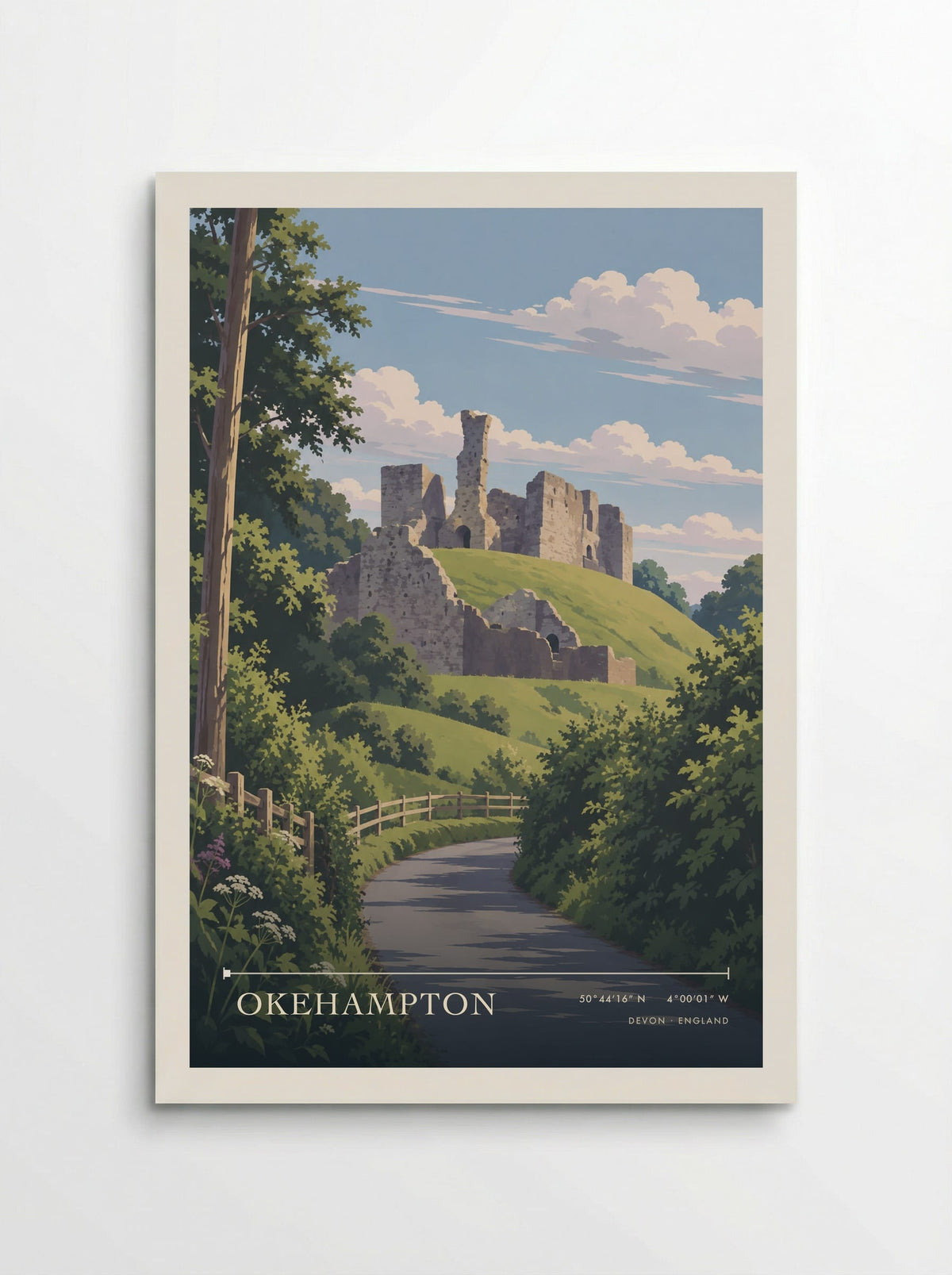 Okehampton Devon | Travel Poster - Poster