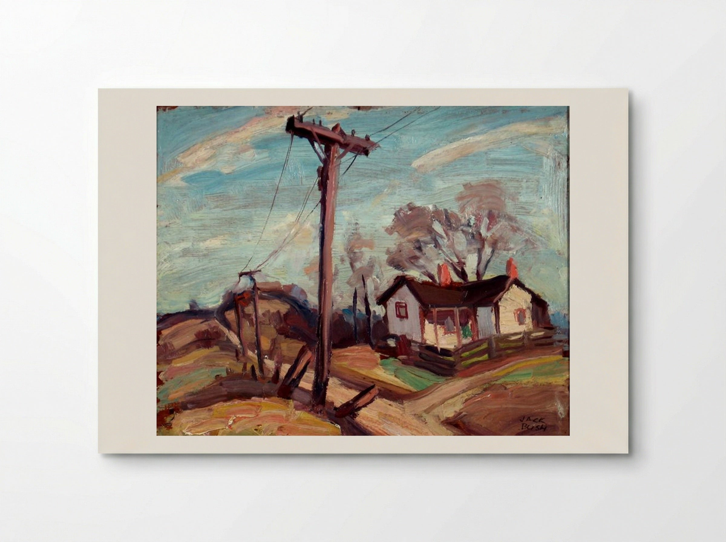 Old House, Hogg’s Hollow - Jack Bush - Poster