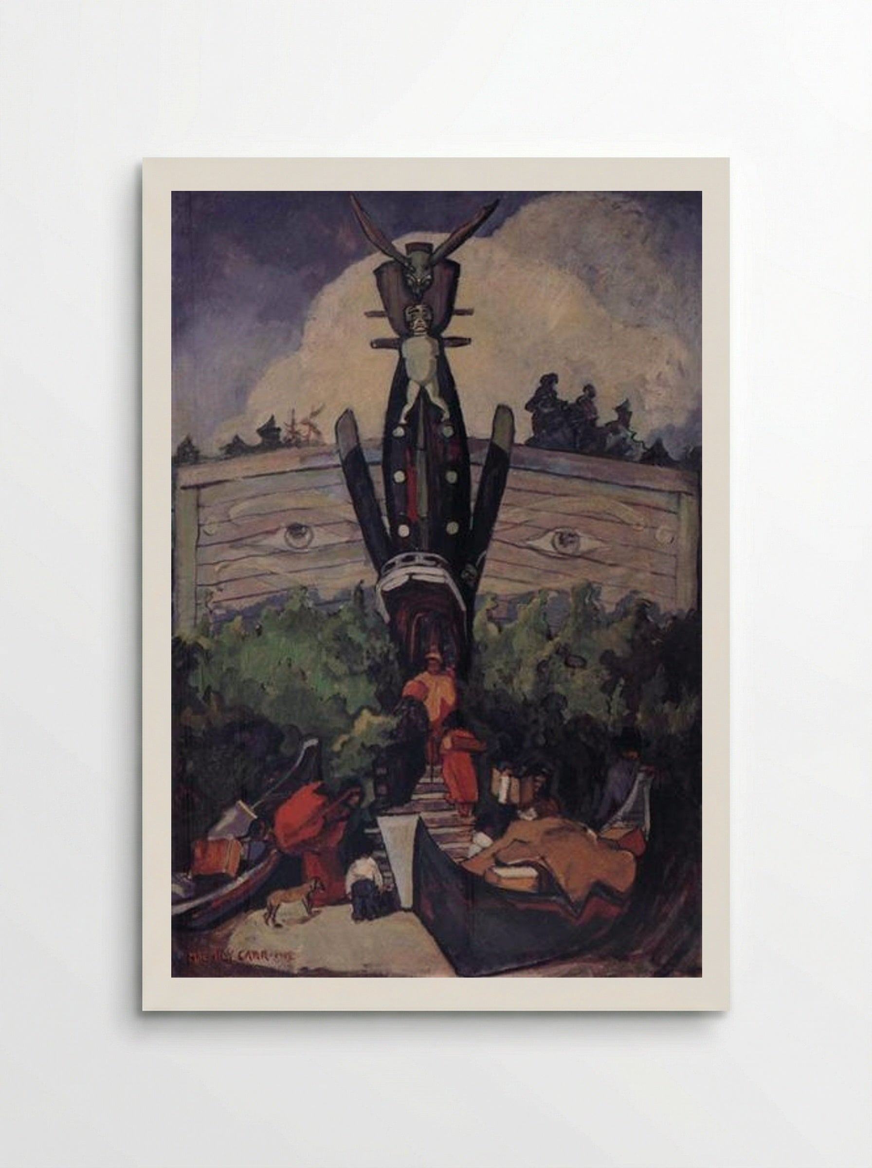 Old Indian House, Northern British Columbia - Emily Carr - Poster