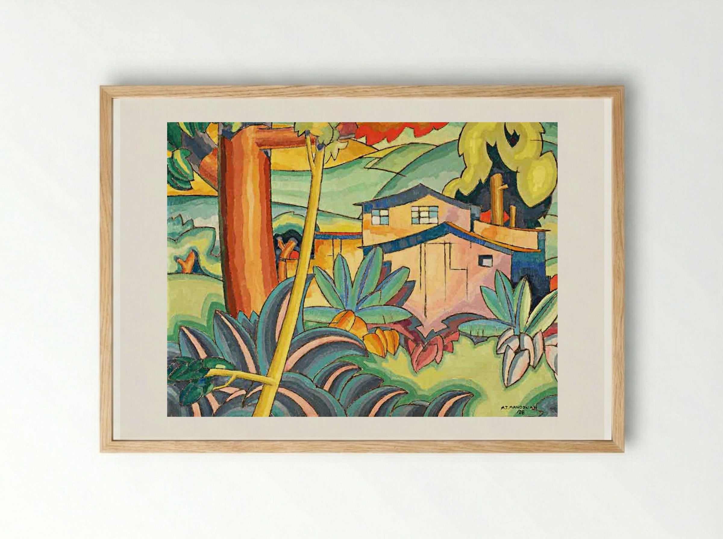 Old Kahala Home - Arman Manookian - Framed Print Wood