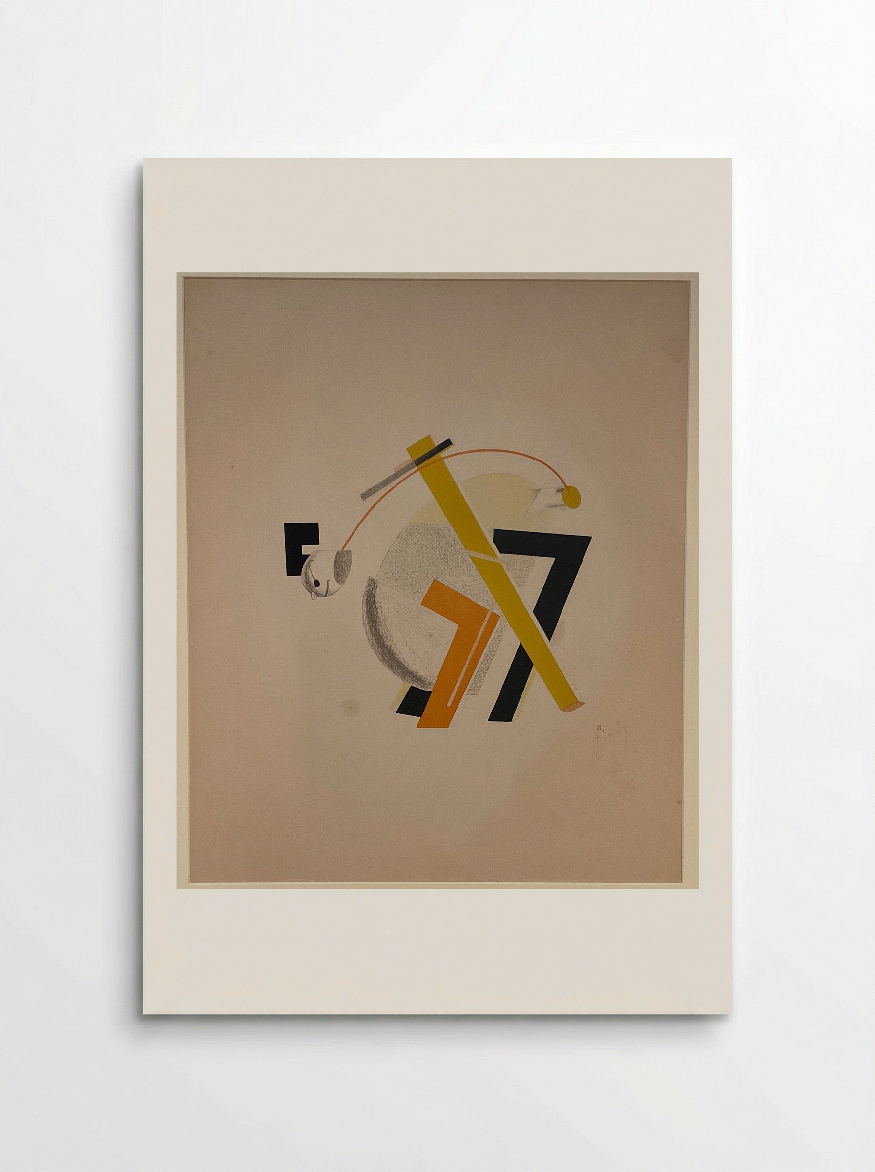 Old Man, Head Two Paces Back - El Lissitzky - Poster