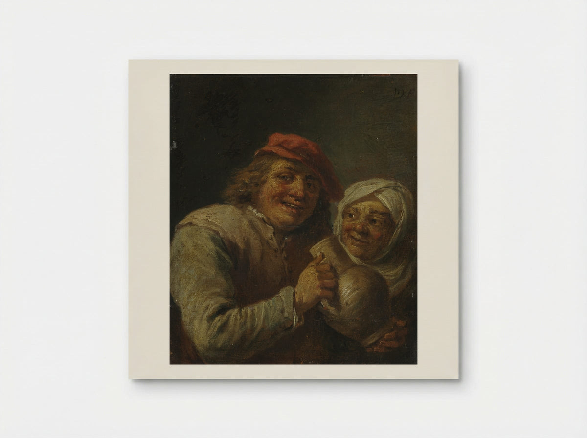 Old Man and Woman - David Teniers the Younger - Poster