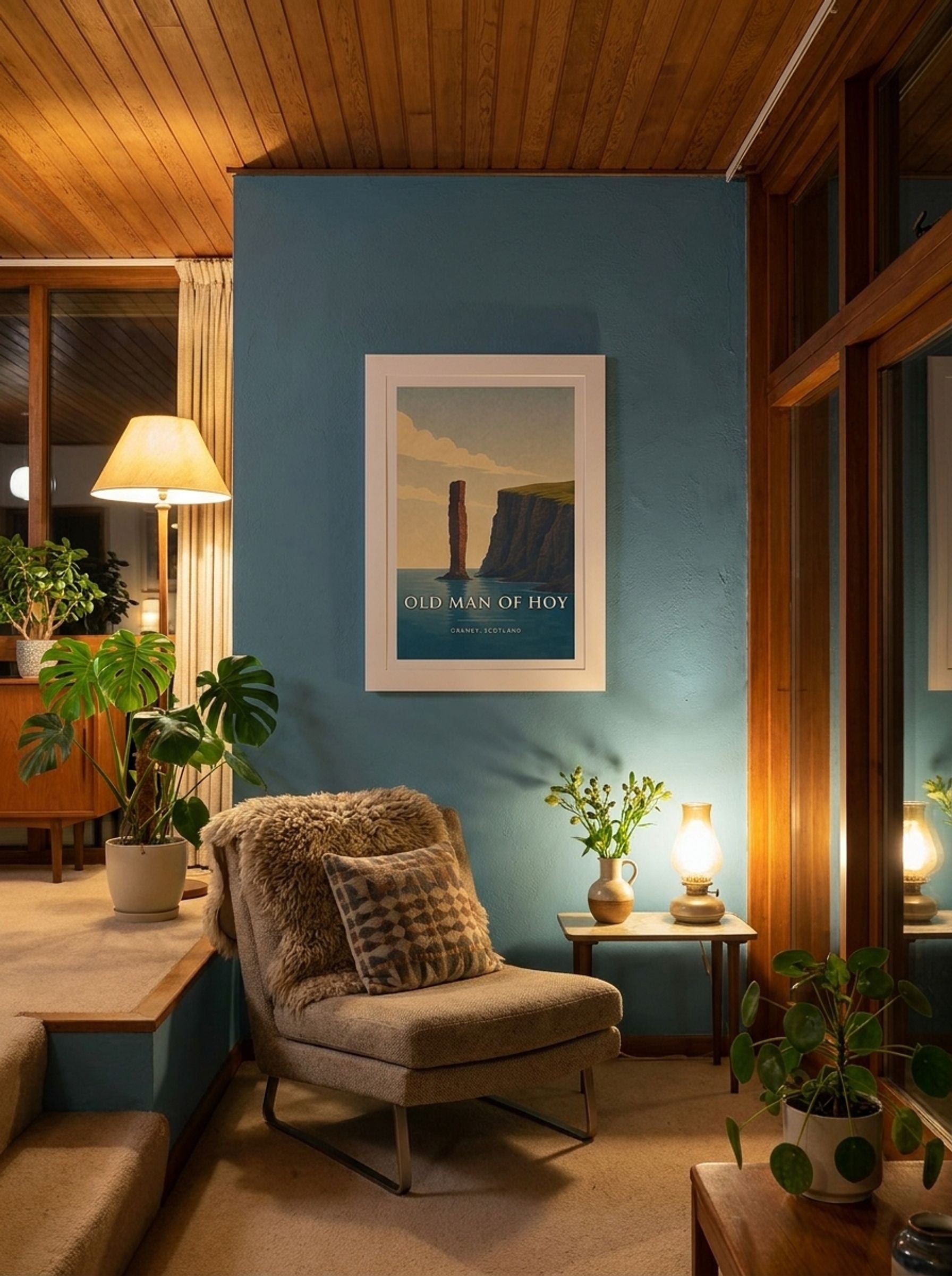 Old Man of Hoy Travel Poster Artwork - Lifestyle