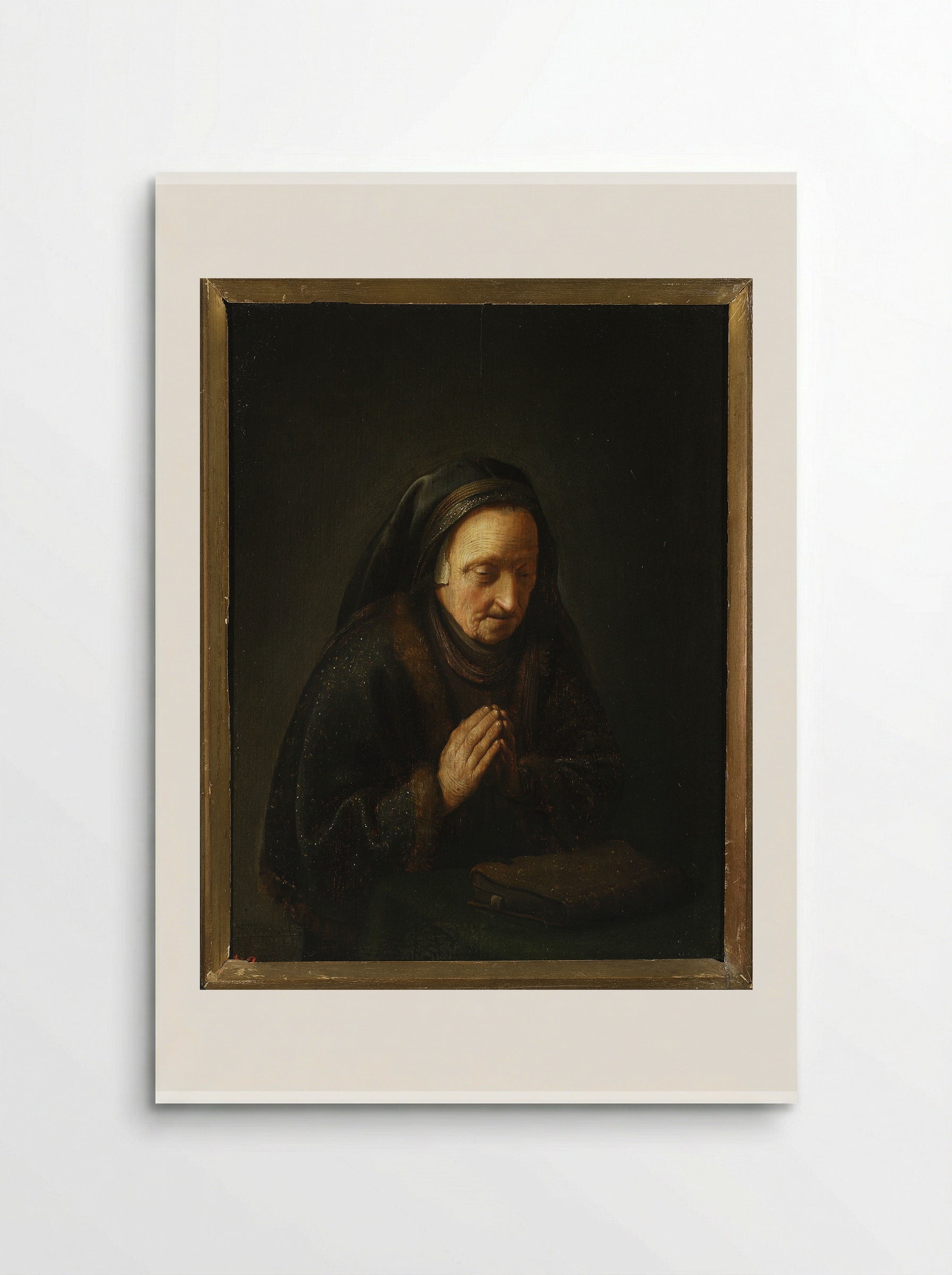 Old Woman Praying - Gerrit Dou - Poster