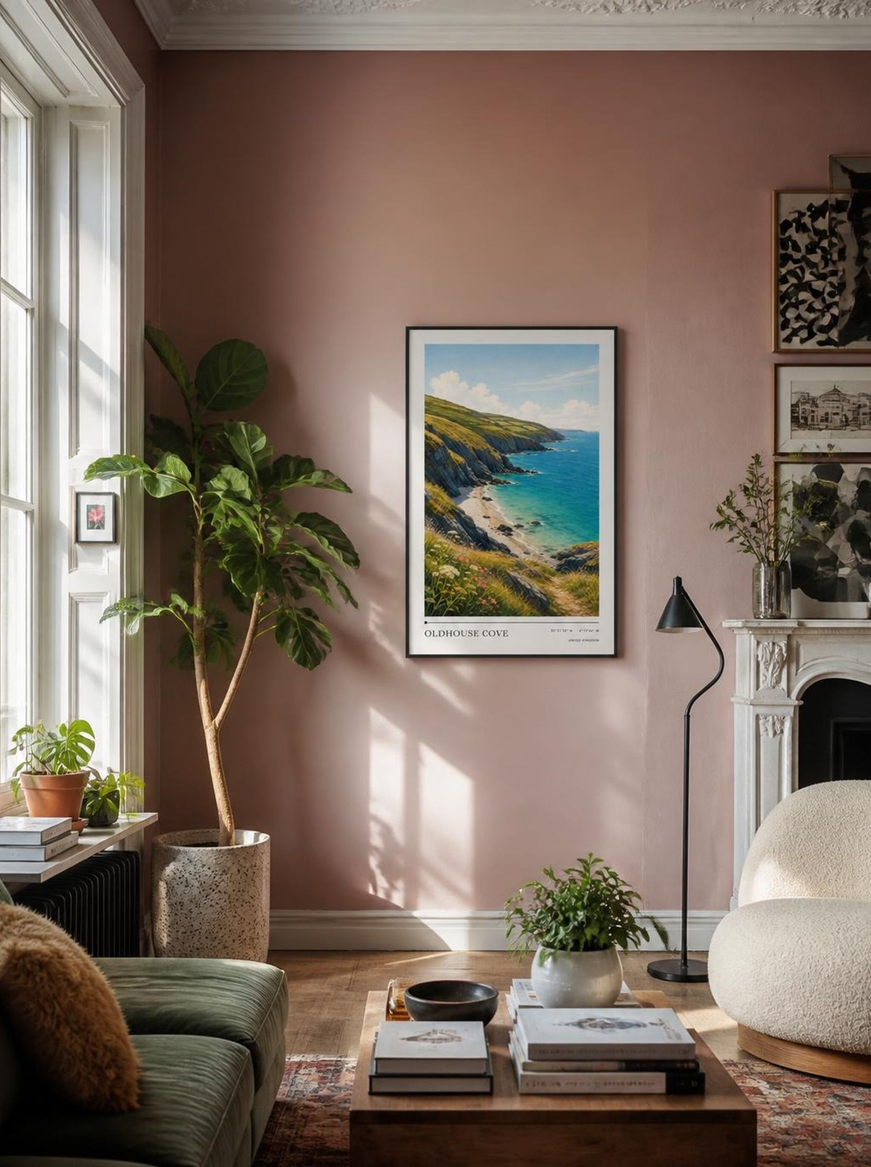 Oldhouse Cove United Kingdom Travel Poster - Lifestyle