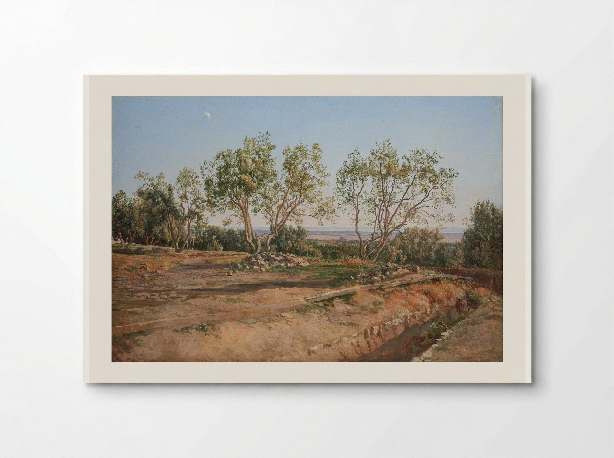Olive Trees at Albano - Alexander Ivanov - Poster