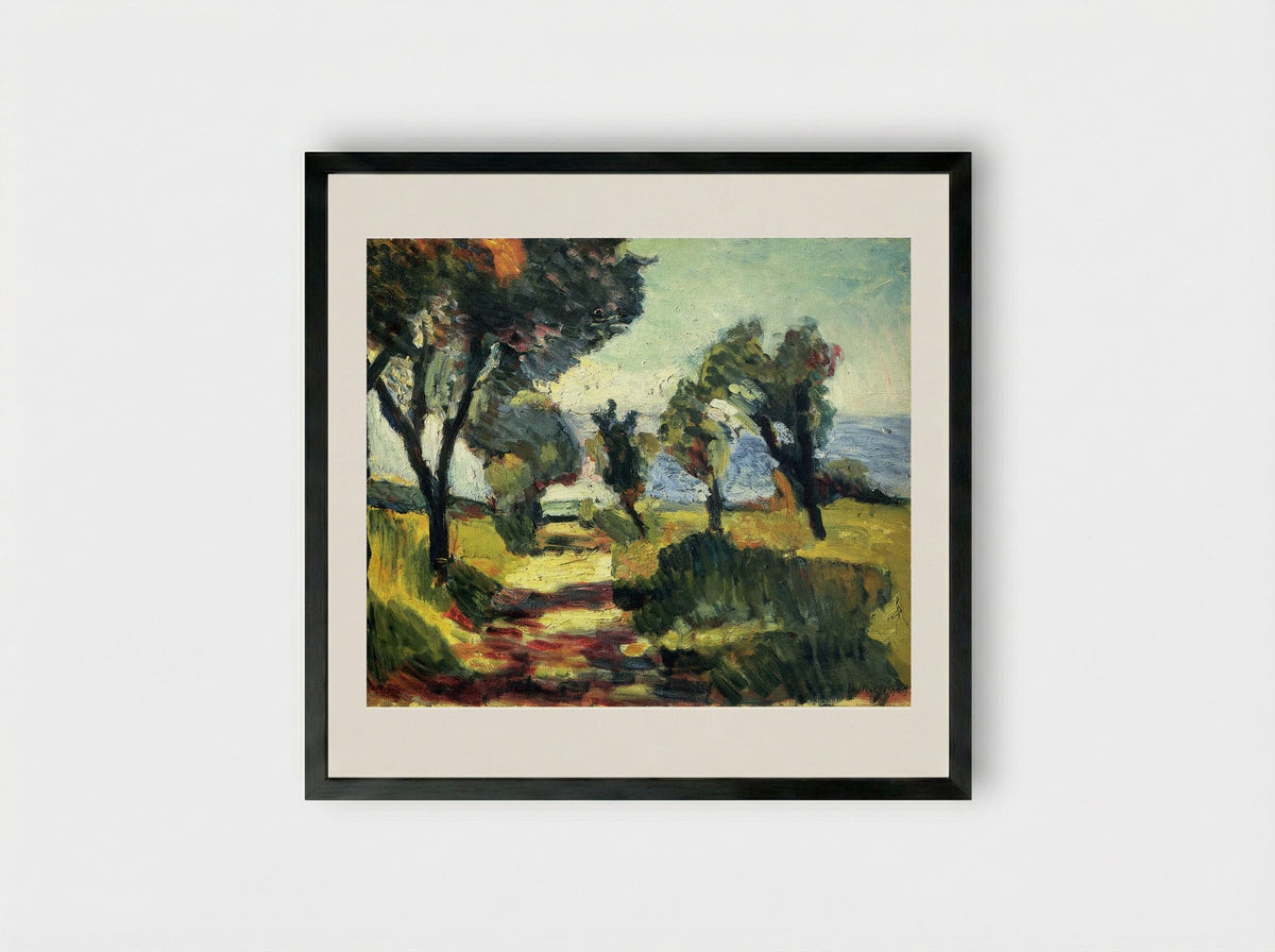 Olive Trees - Henri Matisse - Framed Print Black