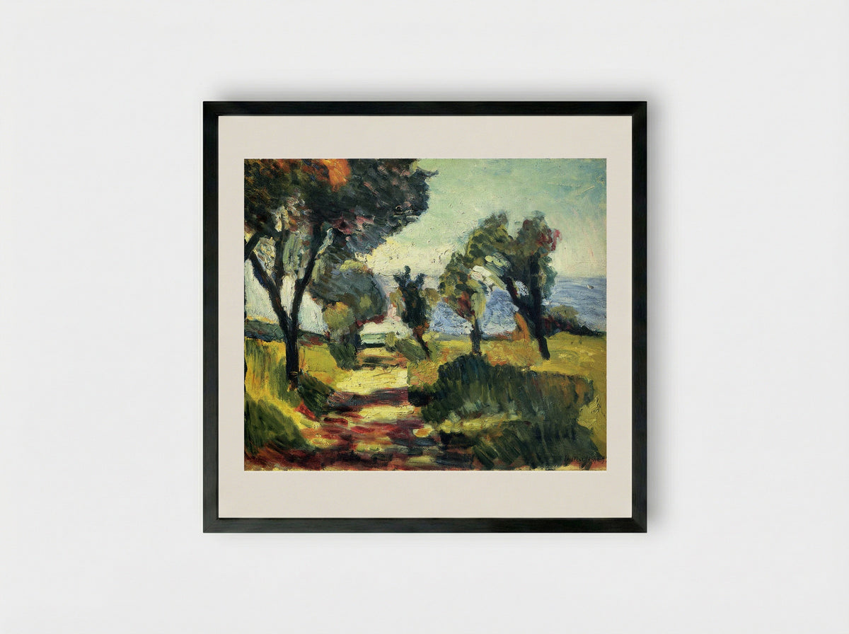 Olive Trees - Henri Matisse - Framed Print Black