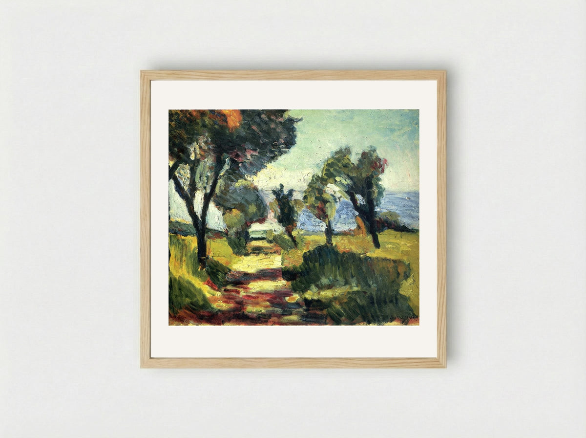 Olive Trees - Henri Matisse - Framed Print Wood