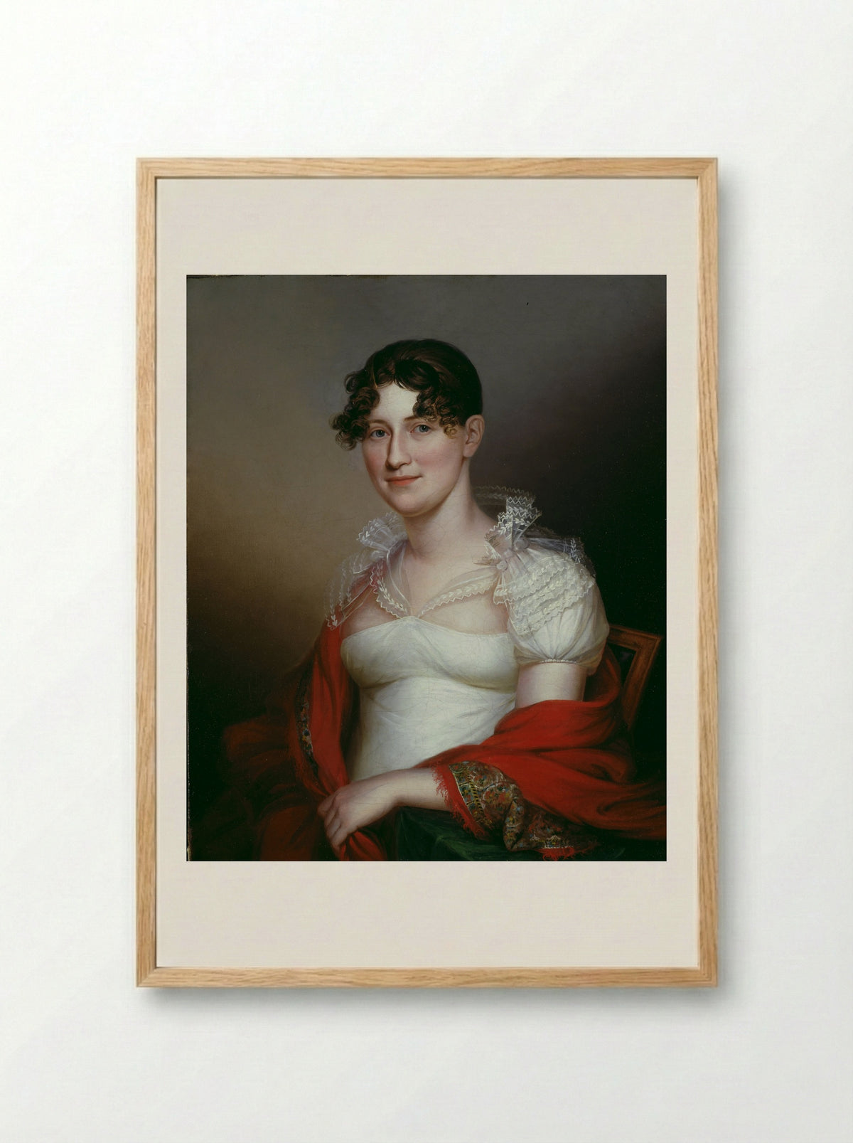 Olivia Simes Morris - James Peale - Framed Print Wood