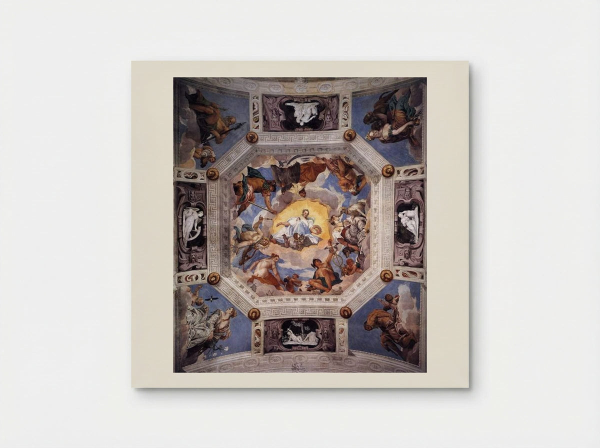 Olympus Room Ceiling Fresco - Paolo Veronese - Poster