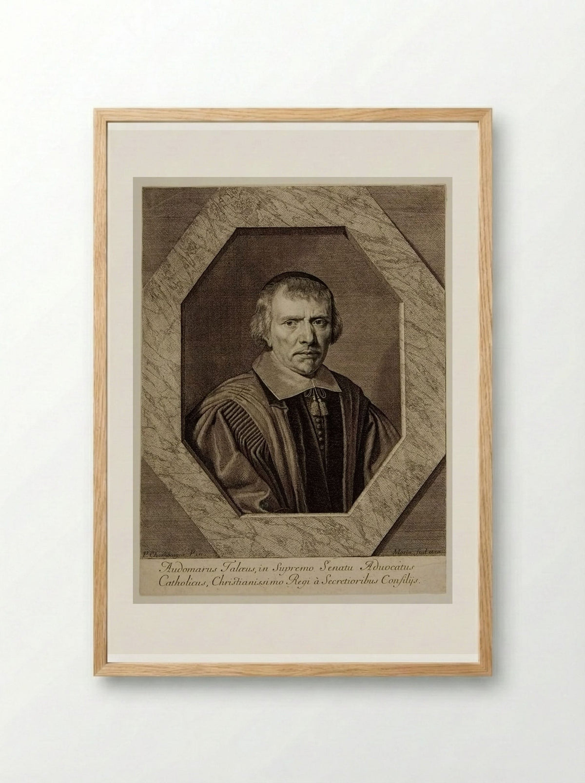 Omer Talon - Jean Morin - Framed Print Wood