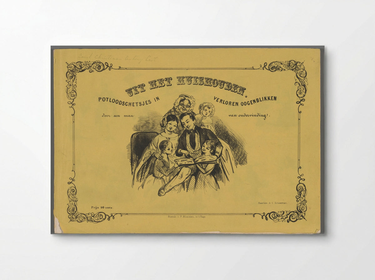Omslag voor: Uit het huishouden - Carel Christiaan Antony Last - Poster