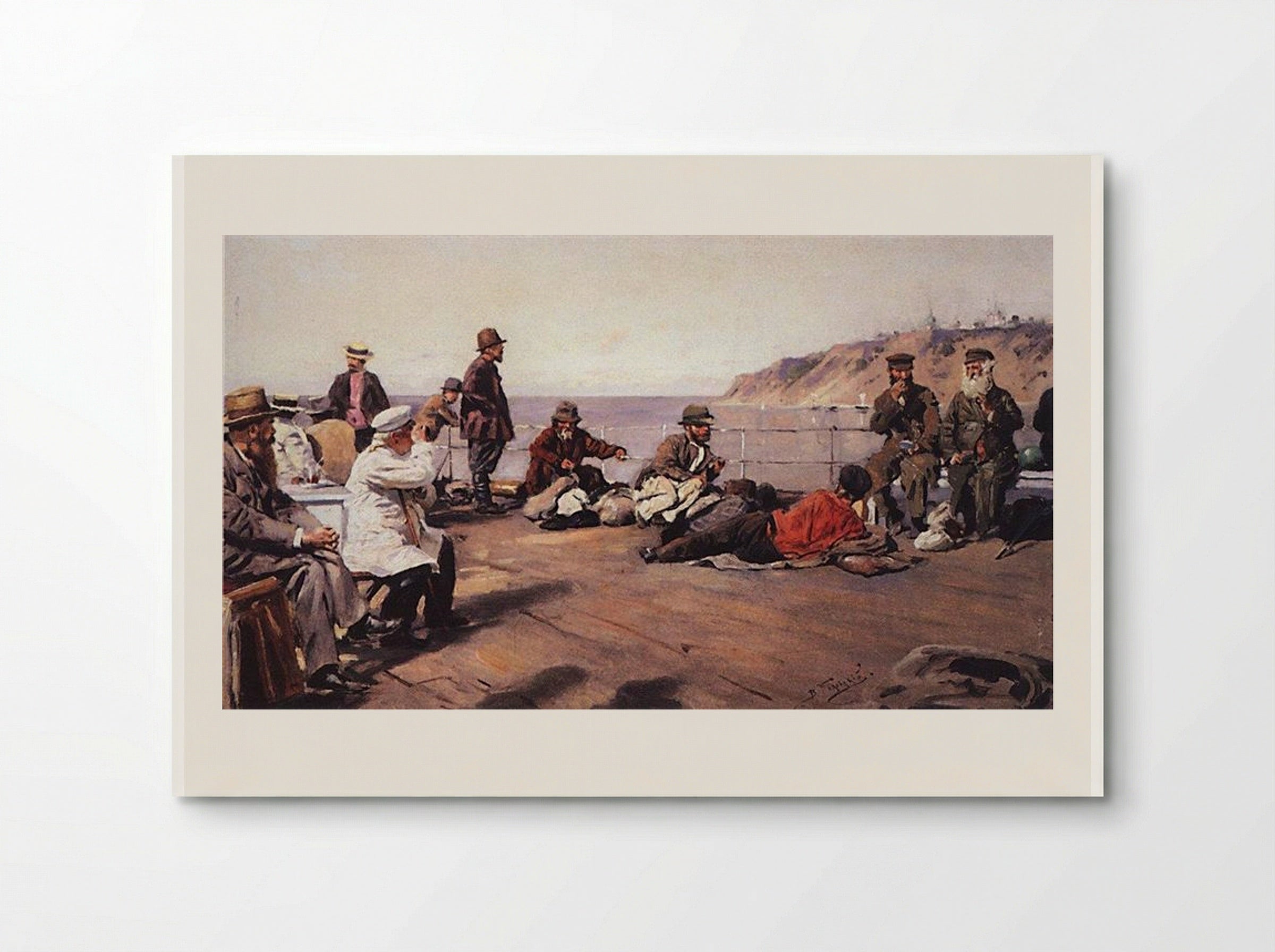 On Deck - Vladimir Makovsky - Poster