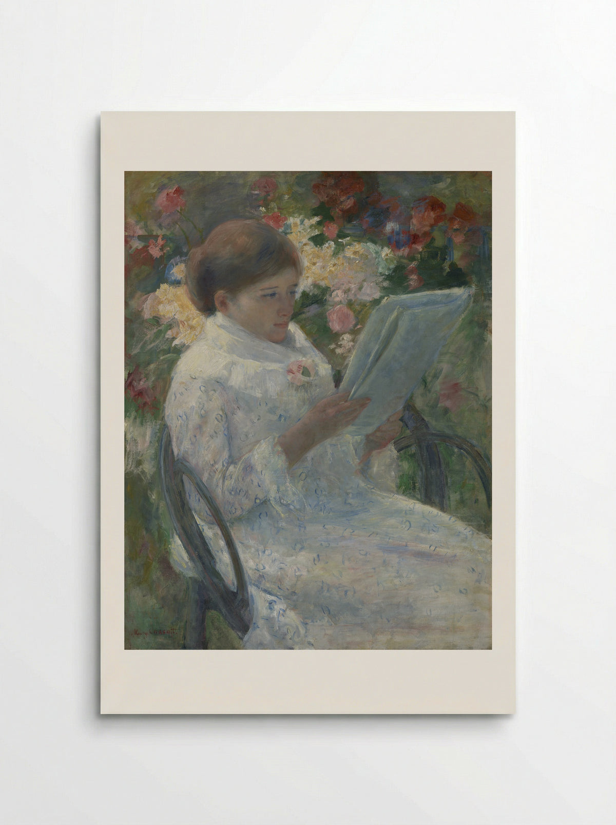 On a Balcony - Mary Cassatt - Poster