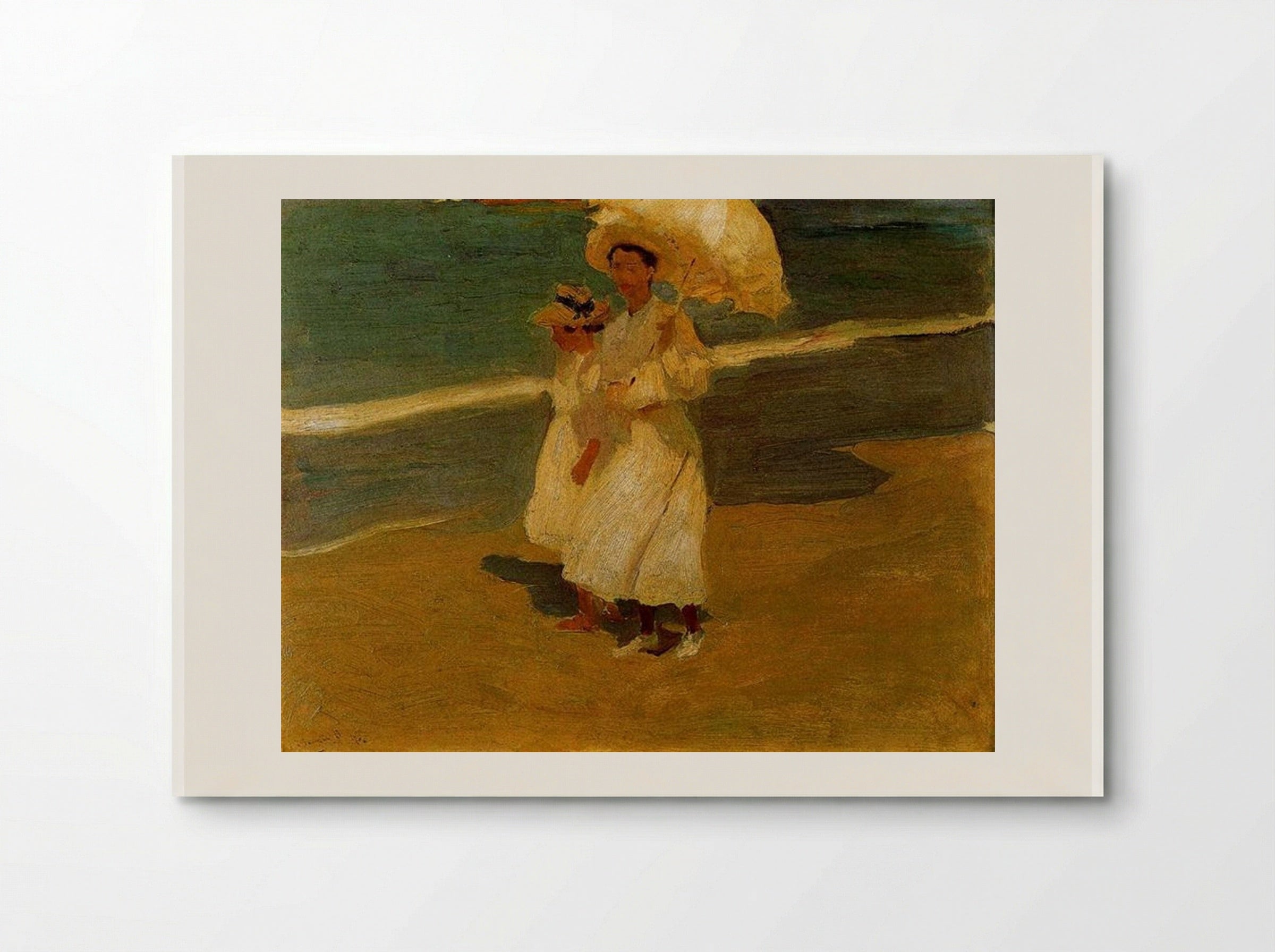 On the Beach - Joaquín Sorolla - Poster