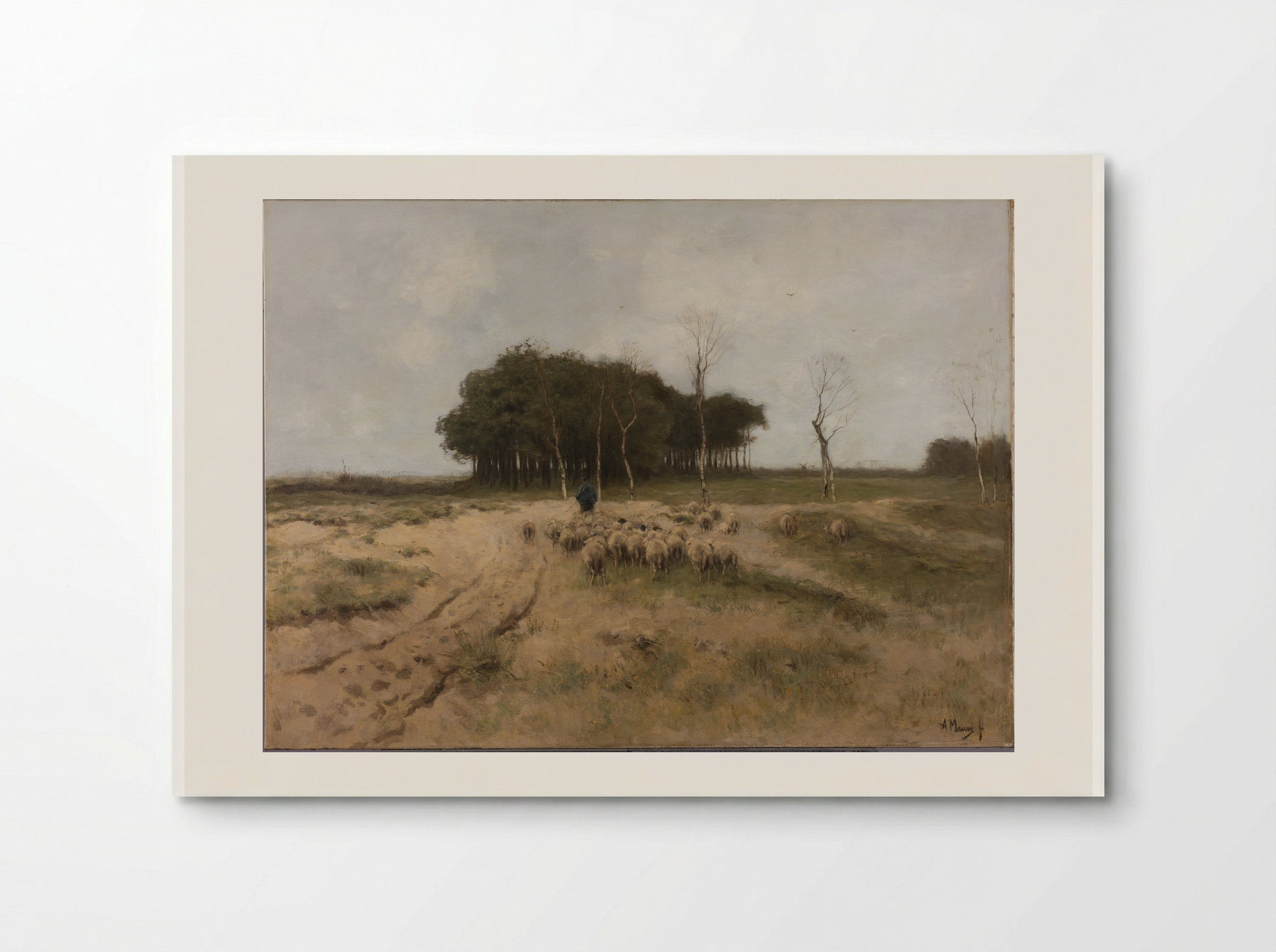 On the Heath near Laren - Anton Mauve - Poster