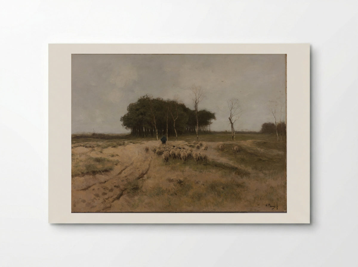 On the Heath near Laren - Anton Mauve - Poster