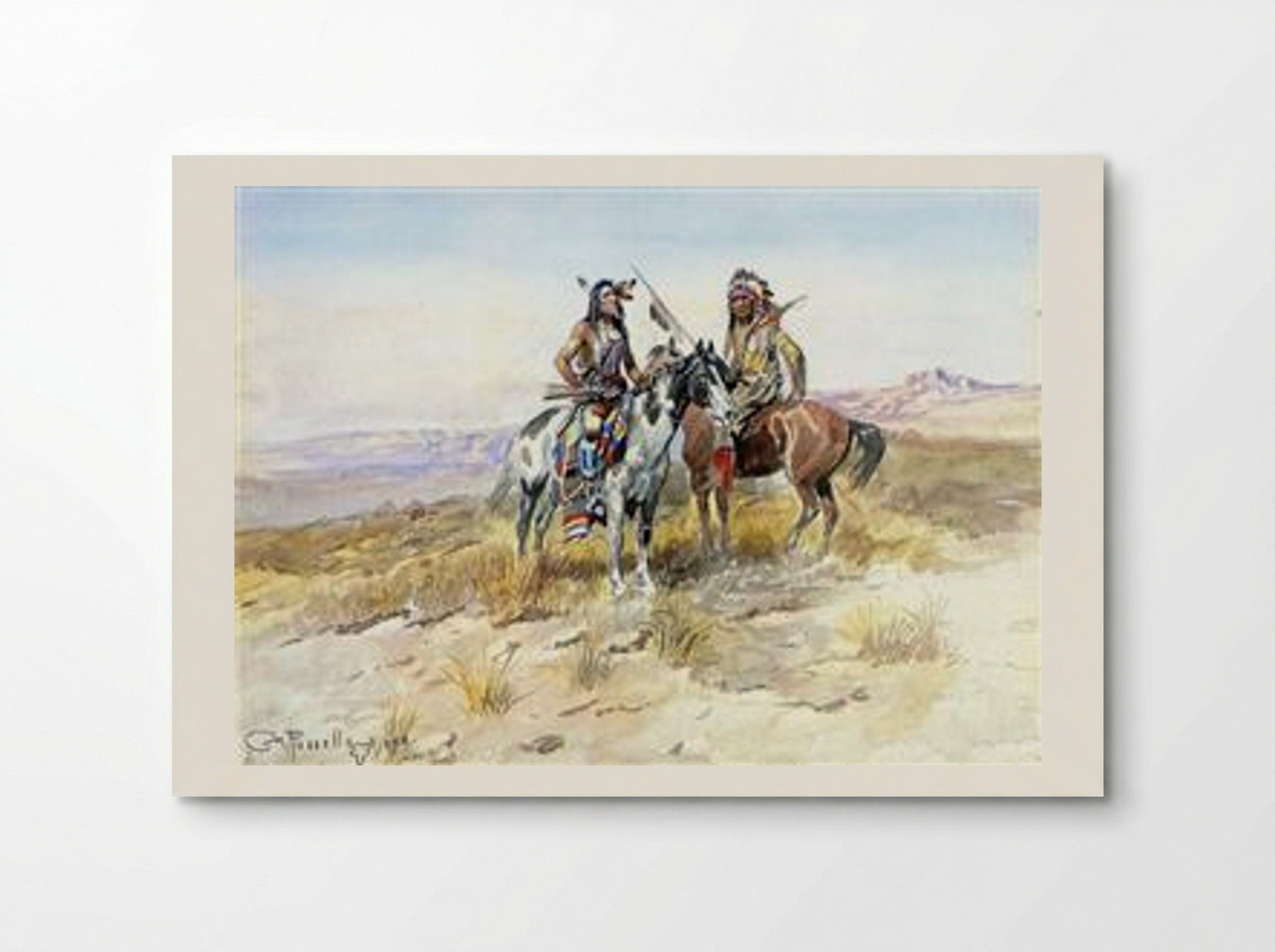 On the Prowl - Charles M. Russell - Poster