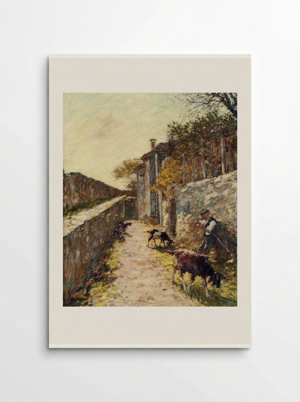 On the Ramparts - Henry Herbert La Thangue - Poster