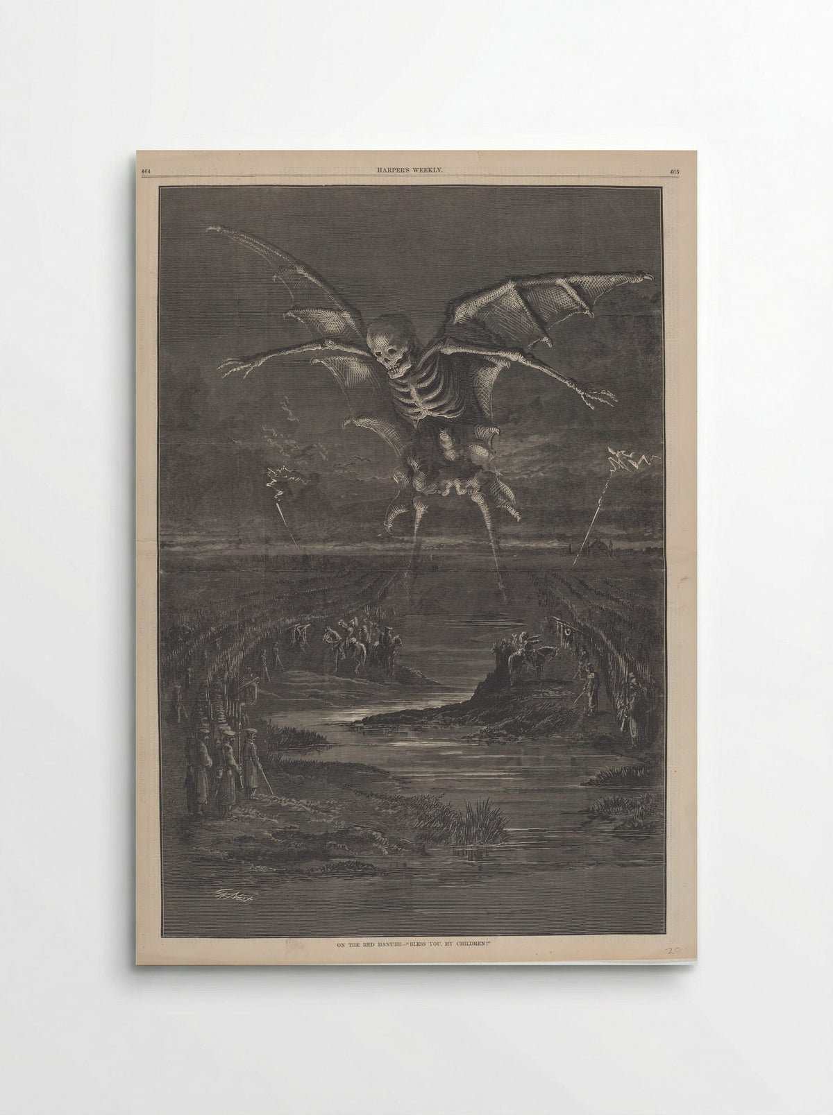 On the Red Danube - Thomas Nast - Poster