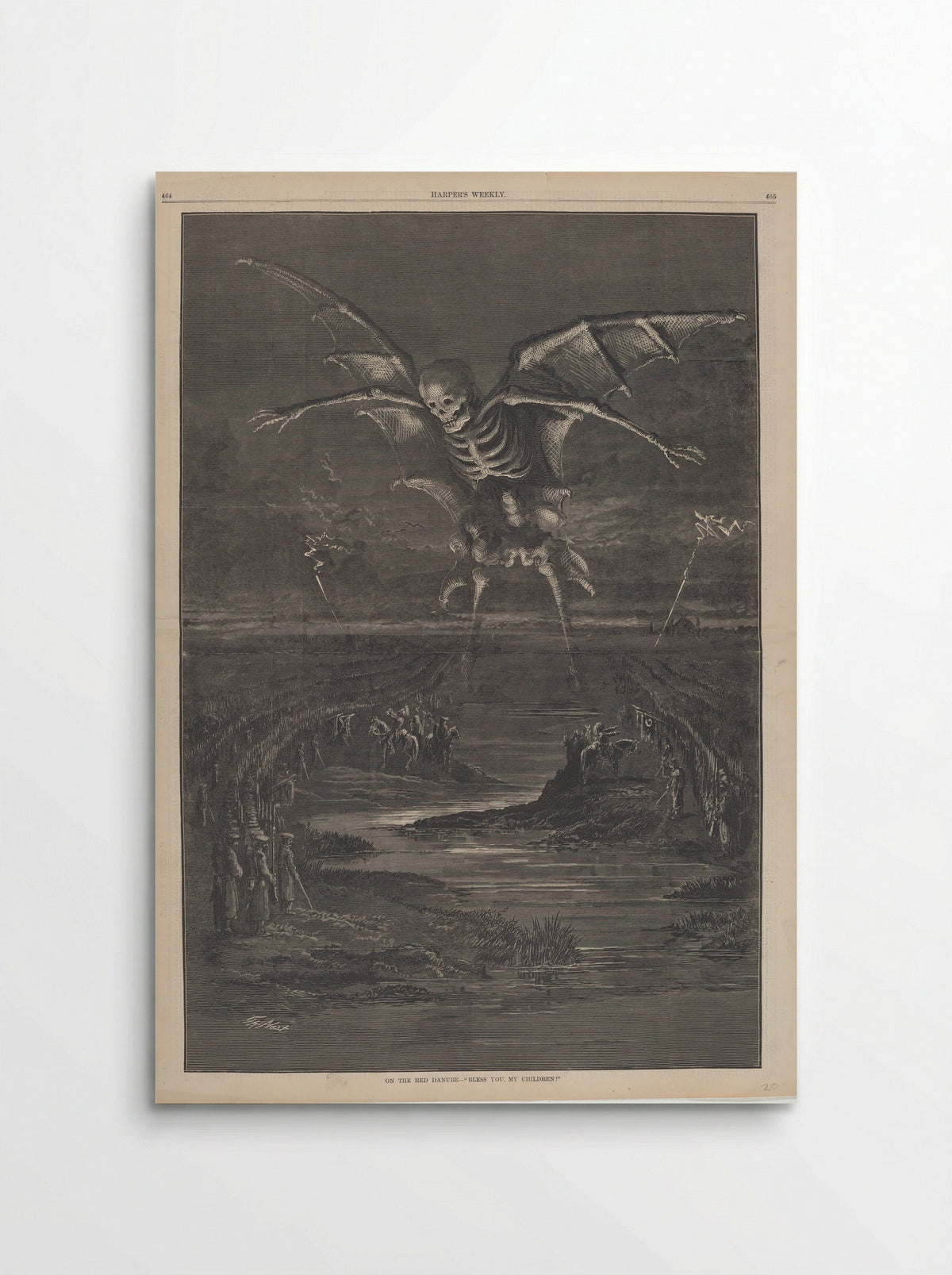 On the Red Danube - Thomas Nast - Poster