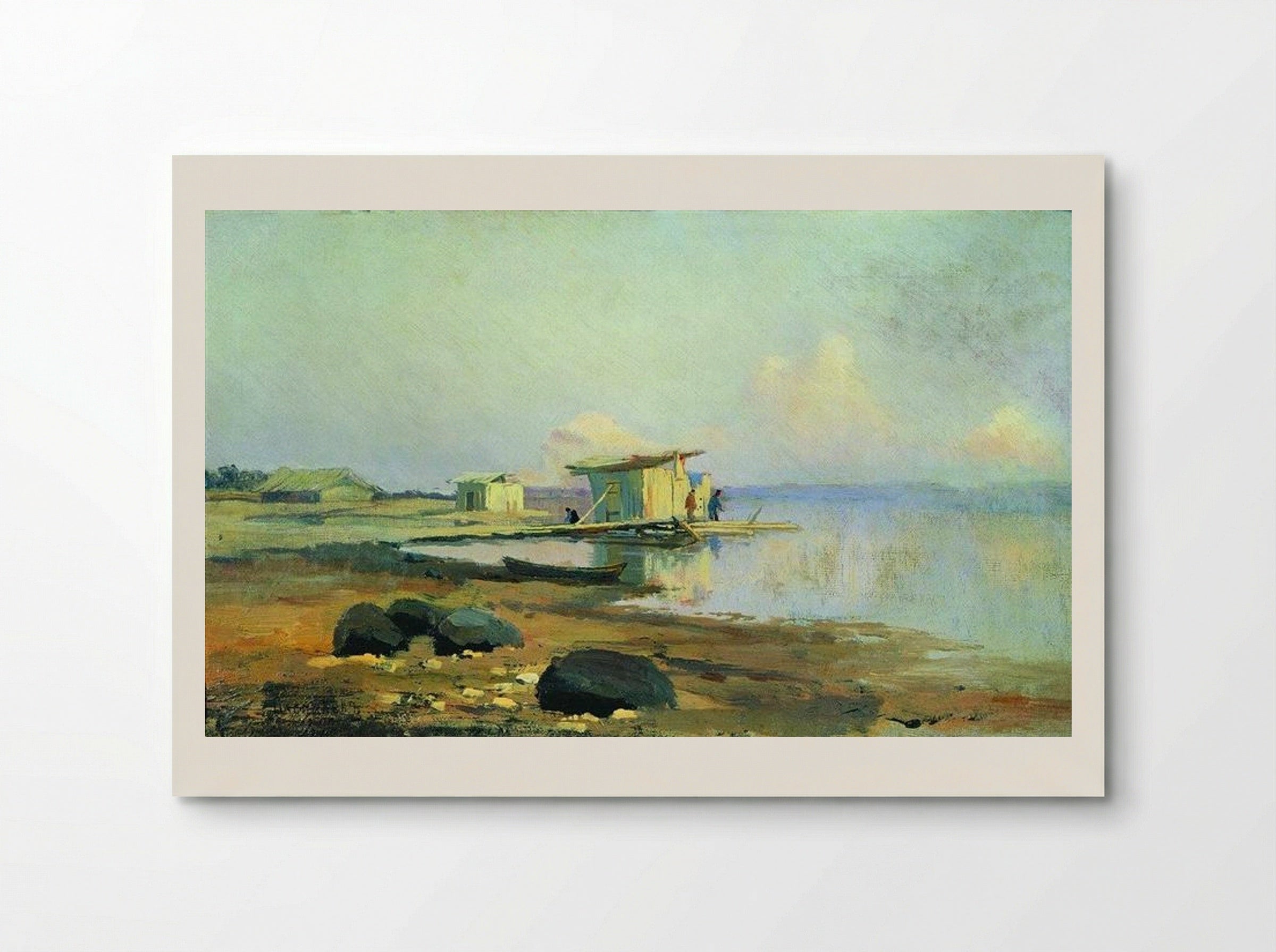 On the River. Calm - Fyodor Vasilyev - Poster