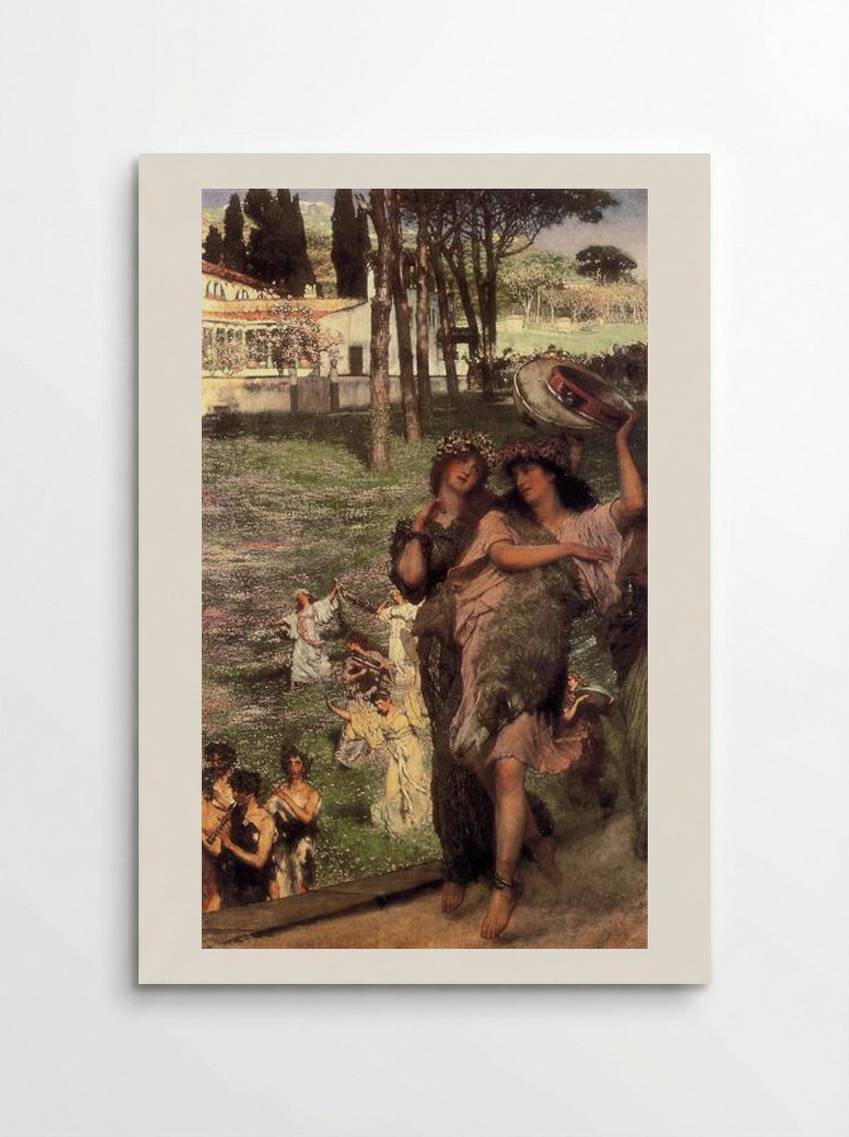On the Road to the Temple of Ceres - Sir Lawrence Alma-Tadema - Poster