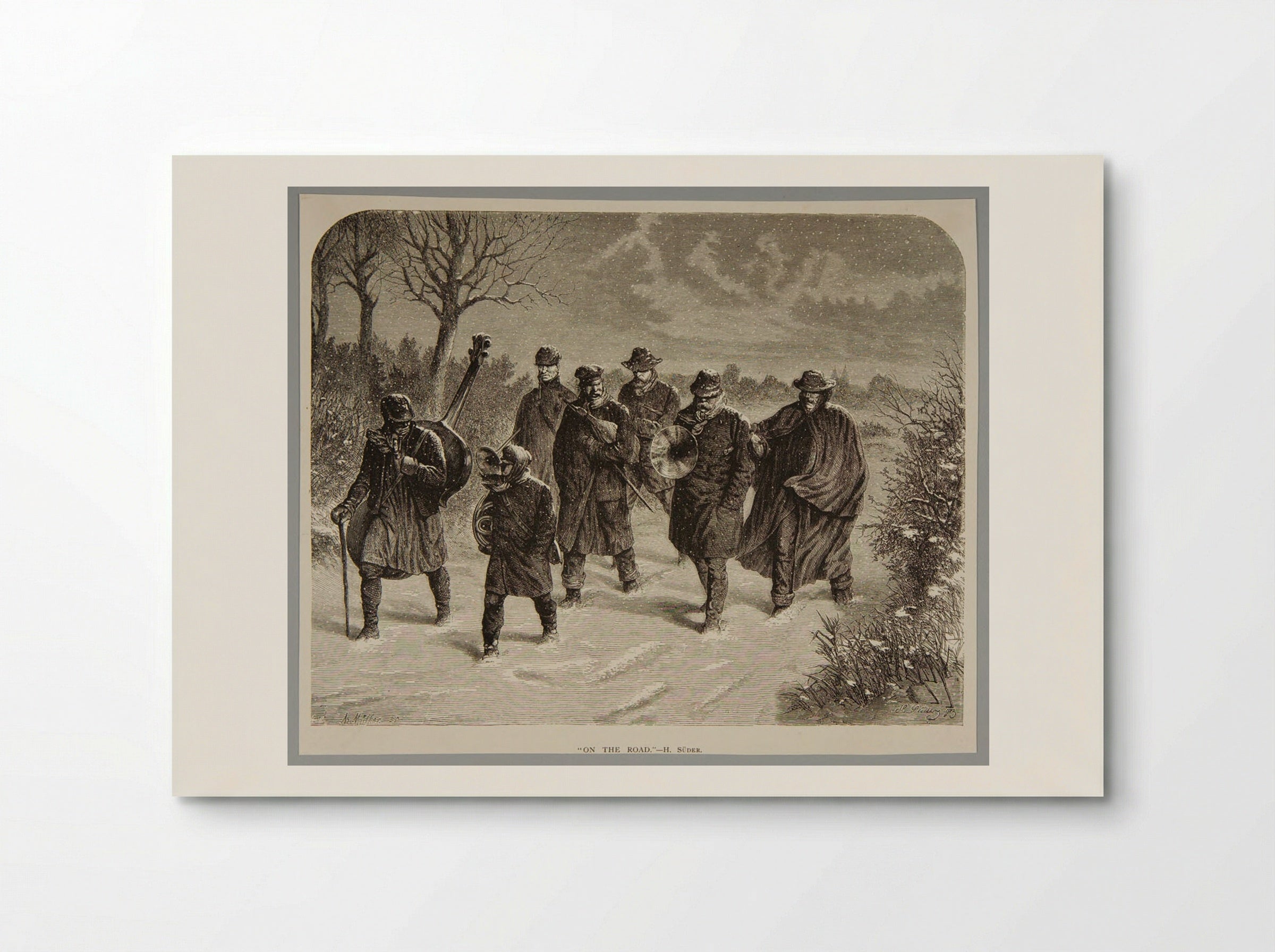 On the Road - A. Müller - Poster