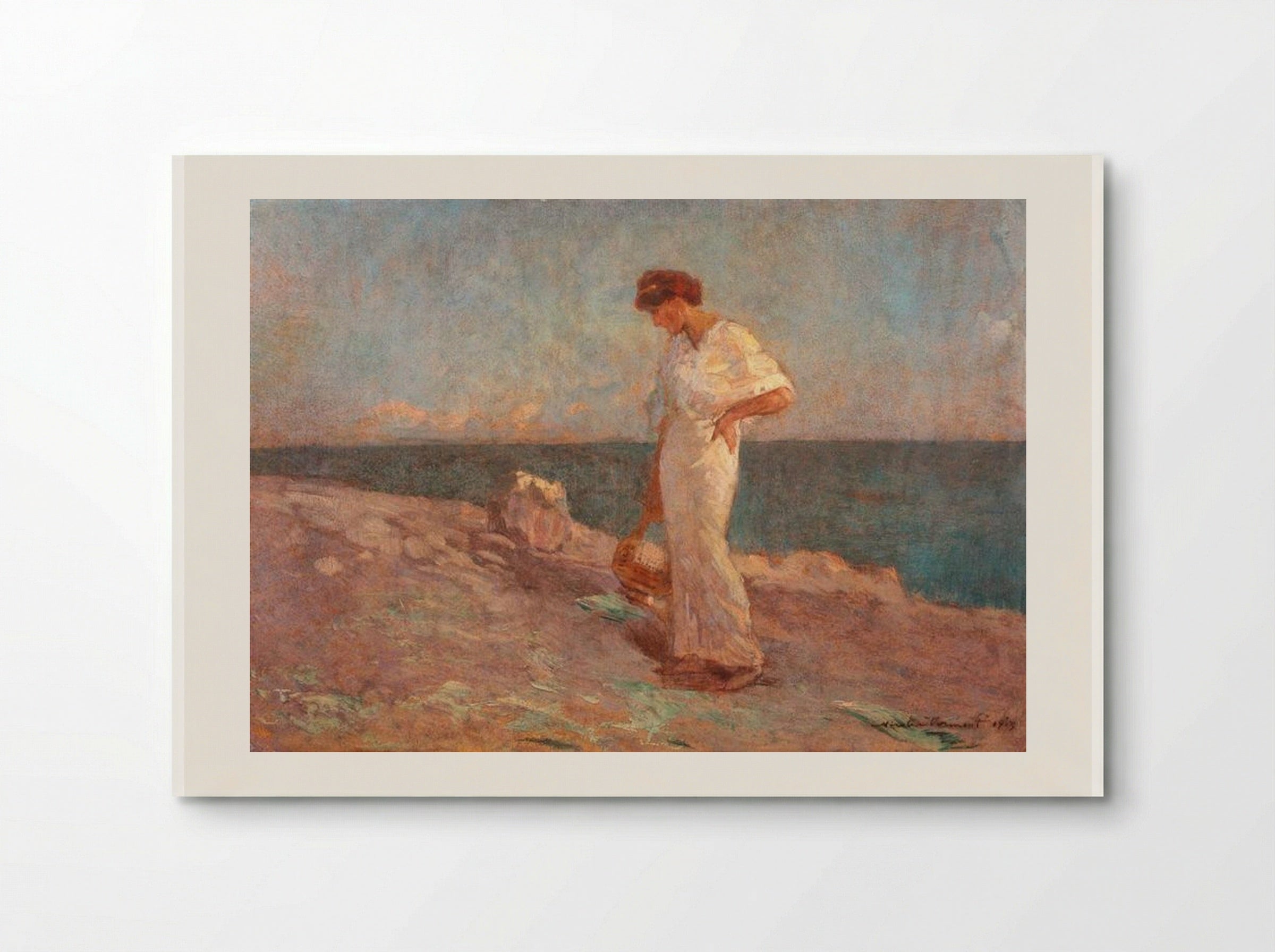 On the Seashore - Nicolae Vermont - Poster