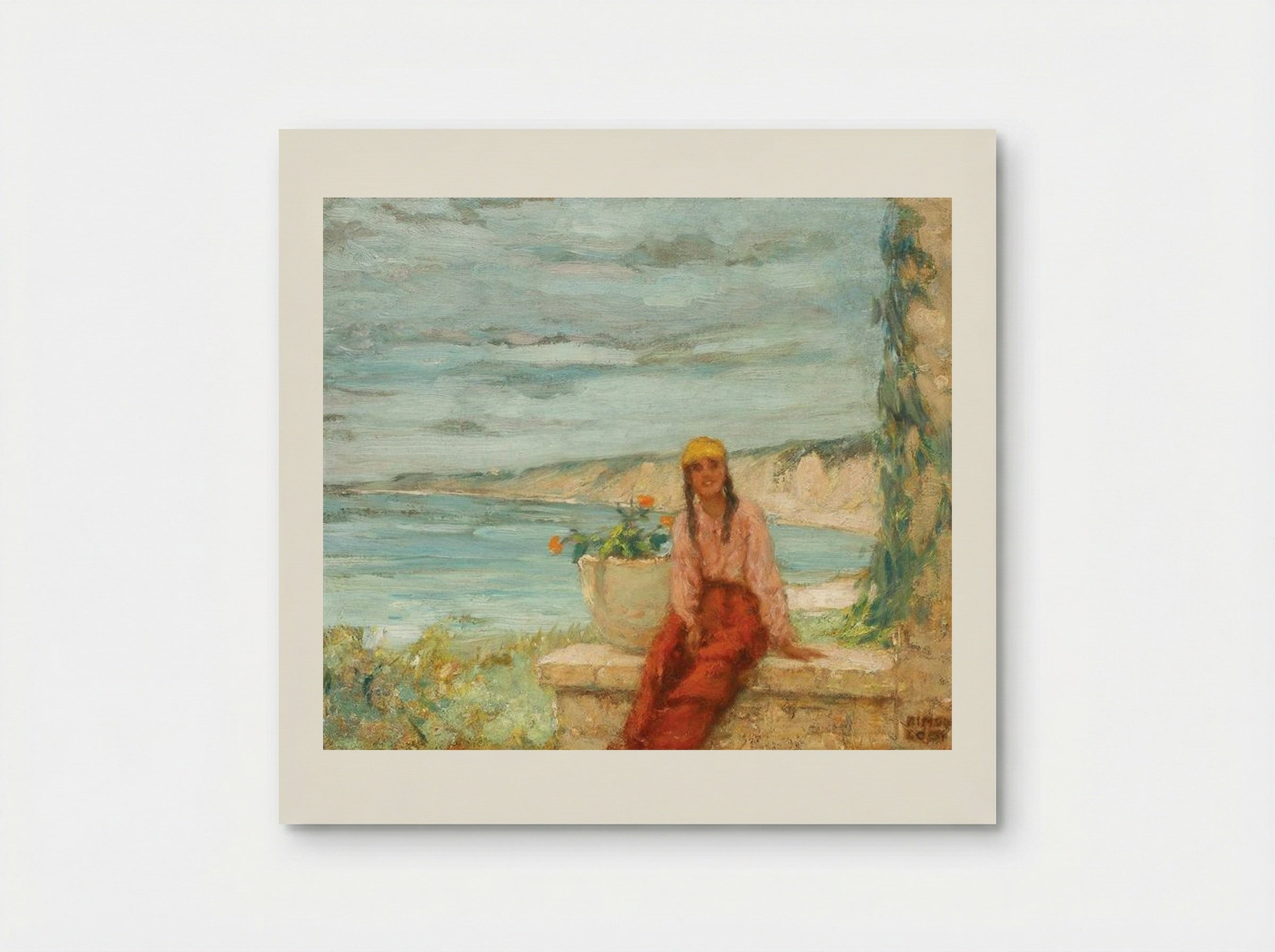 On the Seashore - Kimon Loghi - Poster