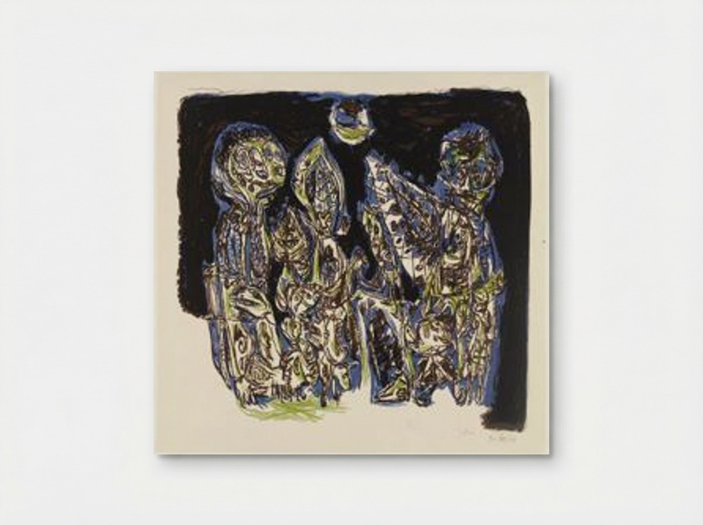 On the Silent Myth, Opus 4b - Asger Jorn - Poster
