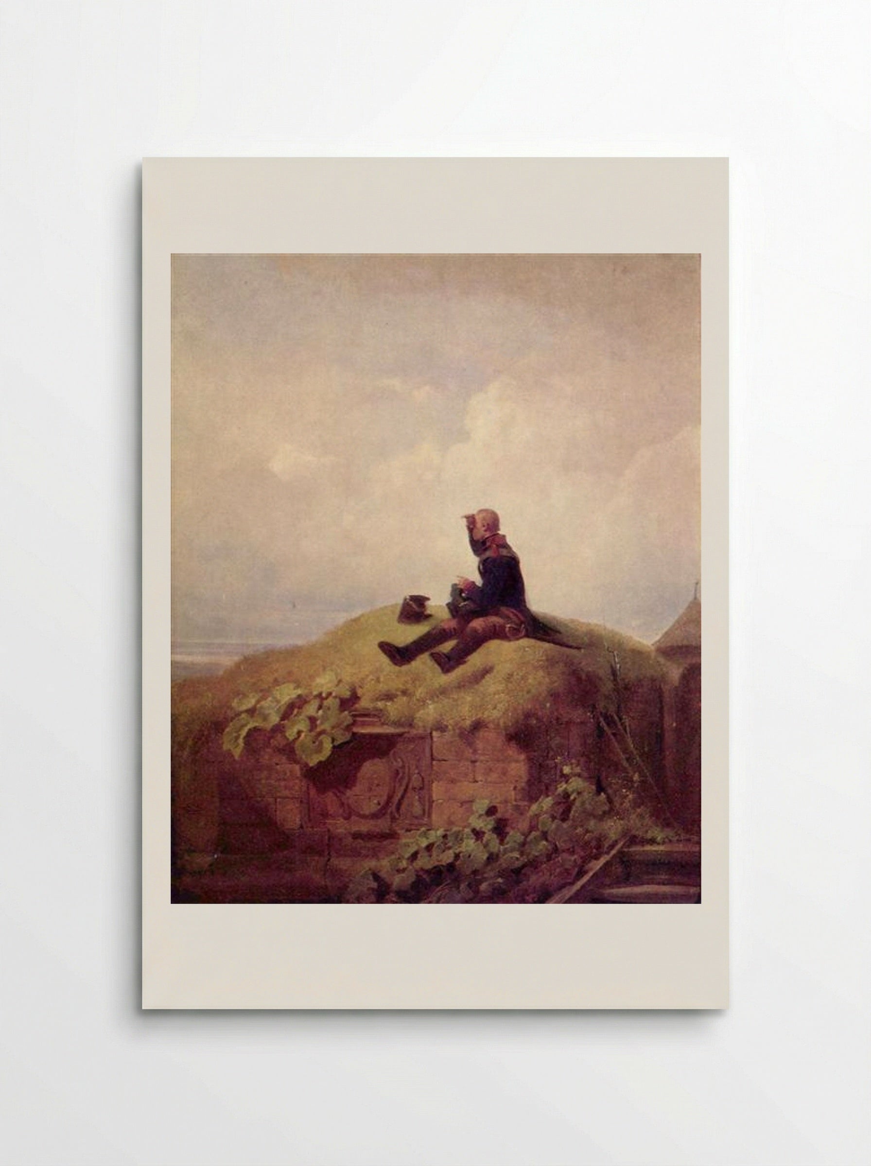 Once Upon a Time (The Knitting Outpost) - Carl Spitzweg - Poster