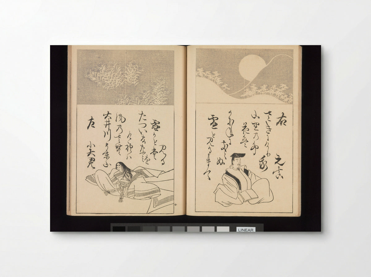 One Hundred Paintings of the Ogata Lineage - Nakano Kimei - Poster