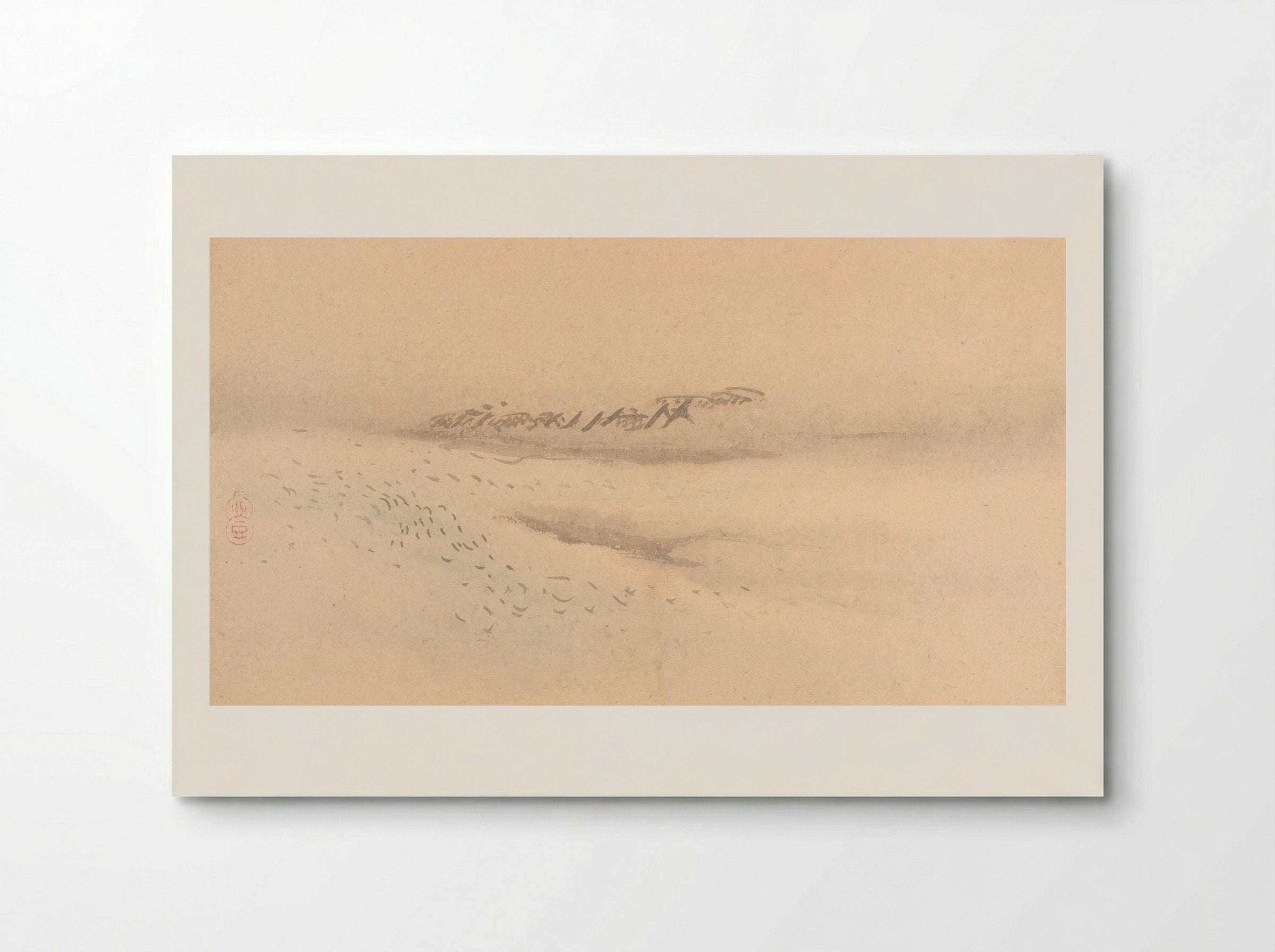 One of Six Views of Atsugi - Watanabe Kazan - Poster
