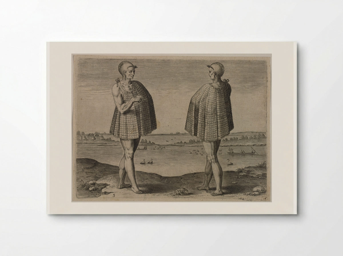 One of the Religios men in the Town of Secota - Theodor de Bry - Poster