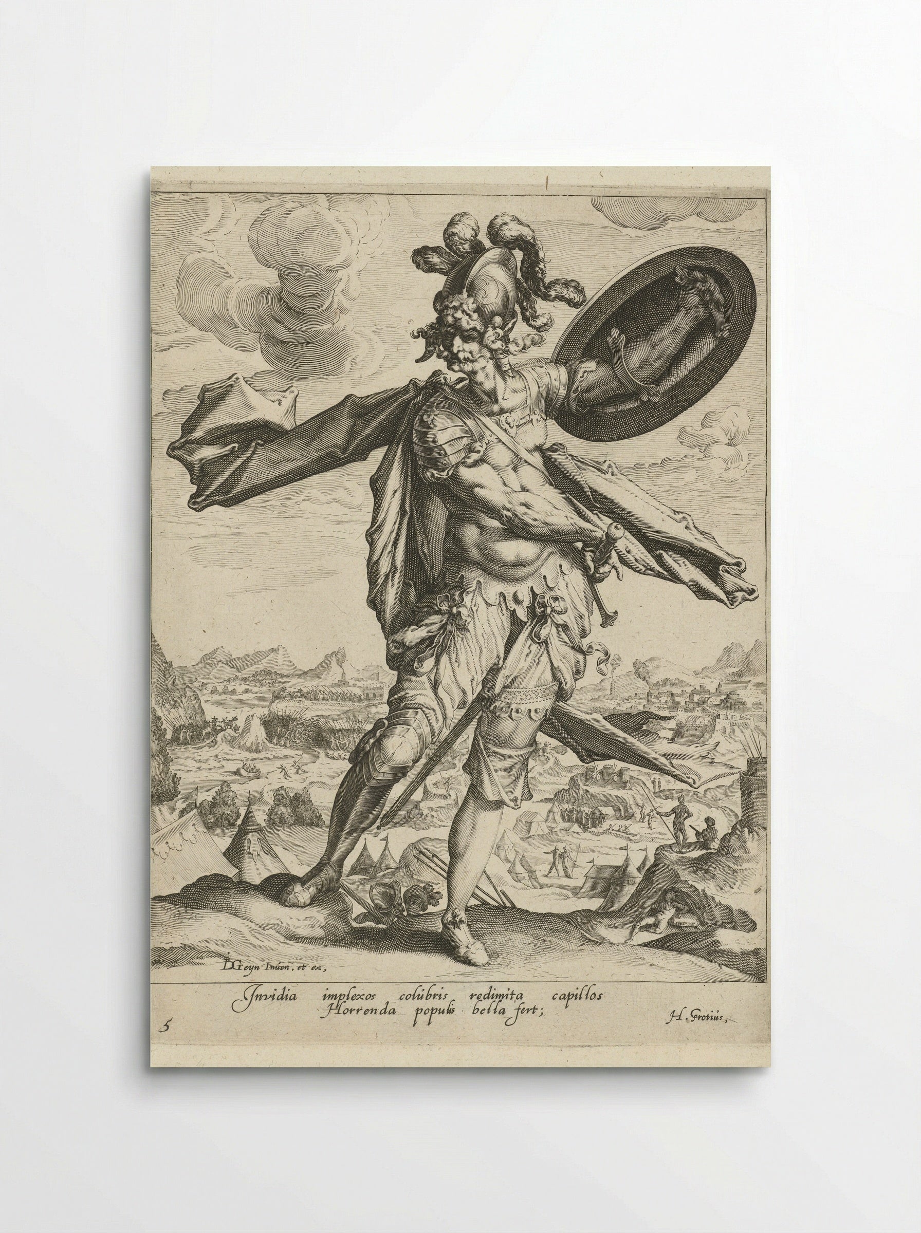Oorlog (War) - Zacharias Dolendo - Poster