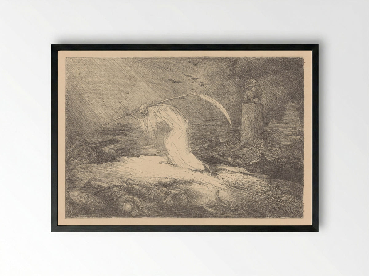 Oorlog van China en Japan - Marius Bauer - Framed Print Black