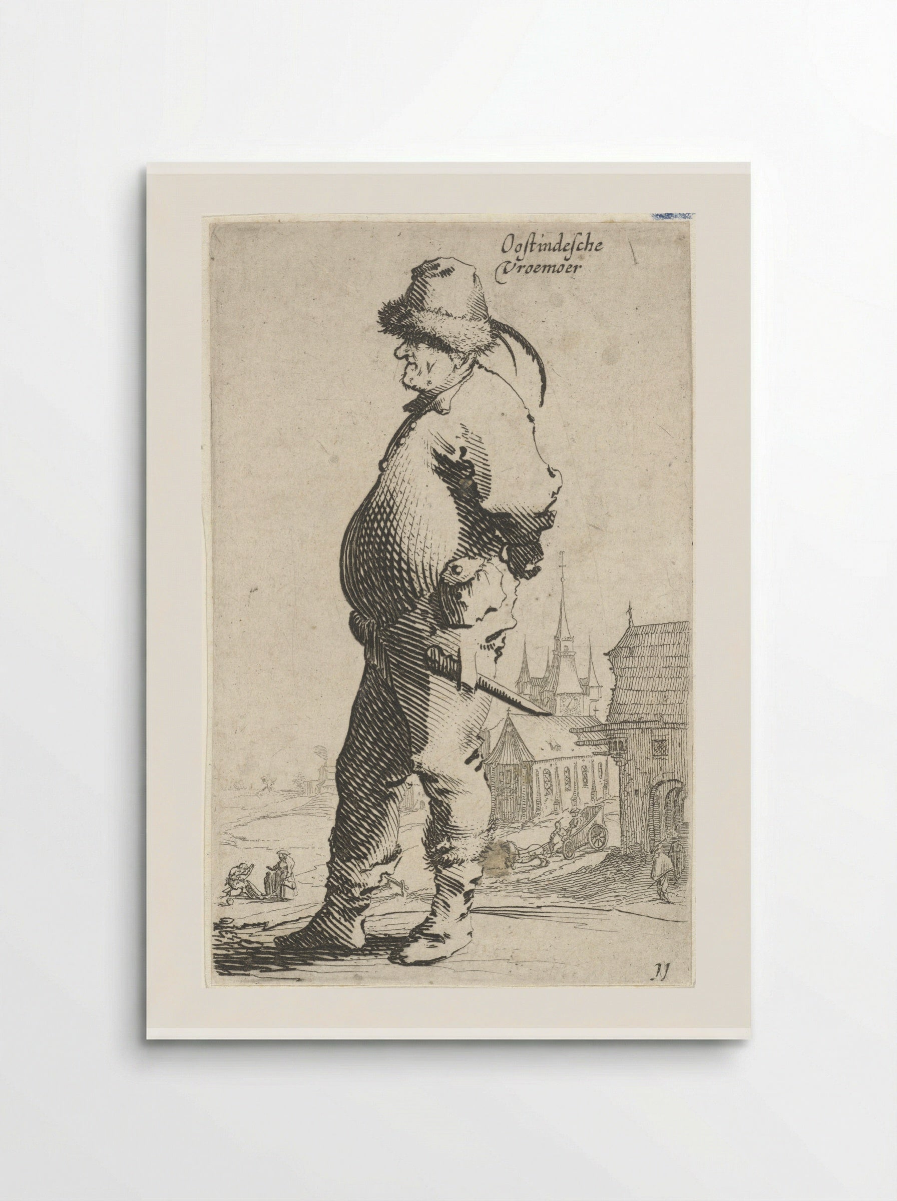 Oostindesche Vroemoer - Salomon Savery - Poster