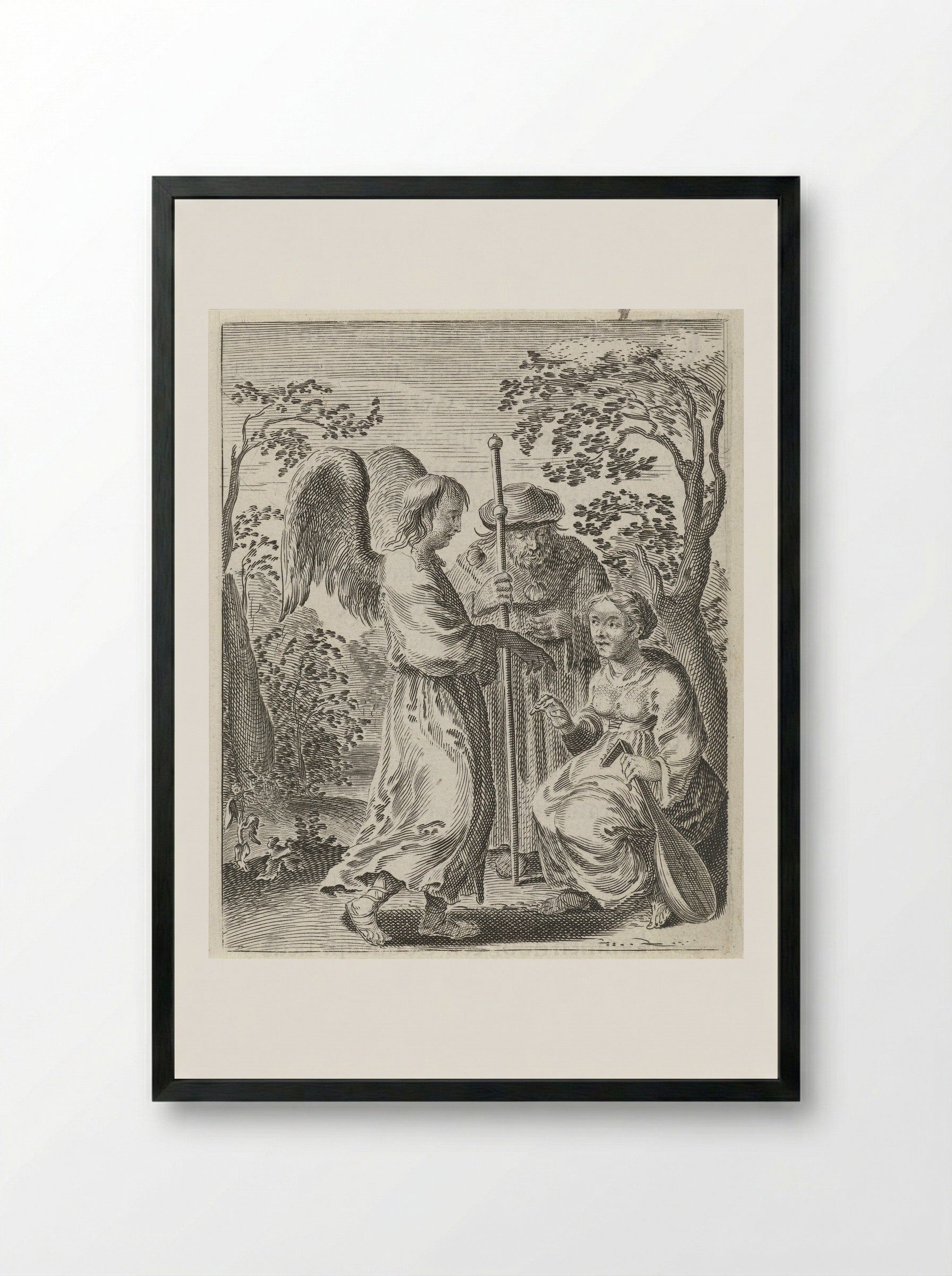 Opdracht tot lofzang in een vreemd land - Pieter Nolpe - Framed Print Black