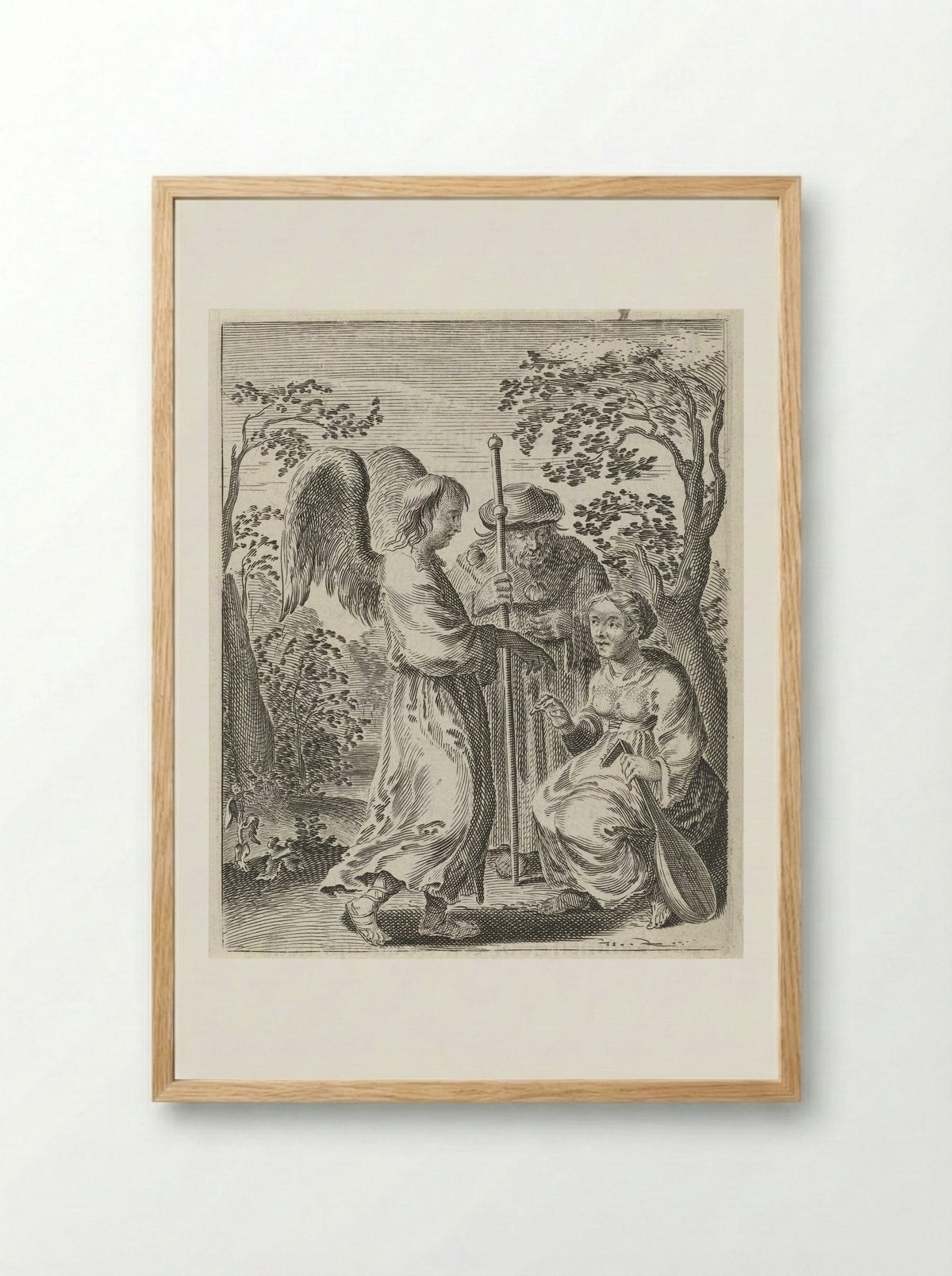 Opdracht tot lofzang in een vreemd land - Pieter Nolpe - Framed Print Wood