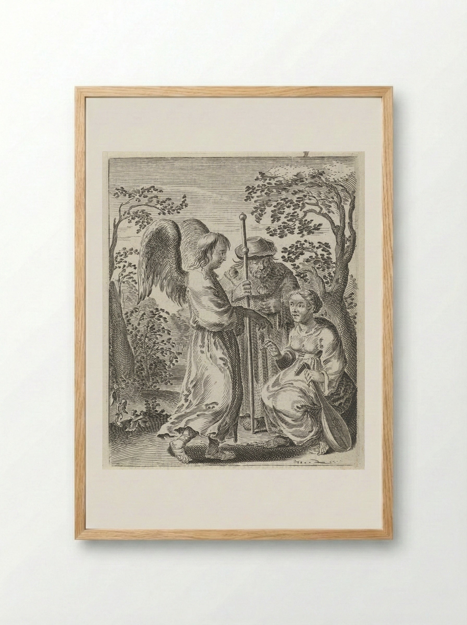 Opdracht tot lofzang in een vreemd land - Pieter Nolpe - Framed Print Wood