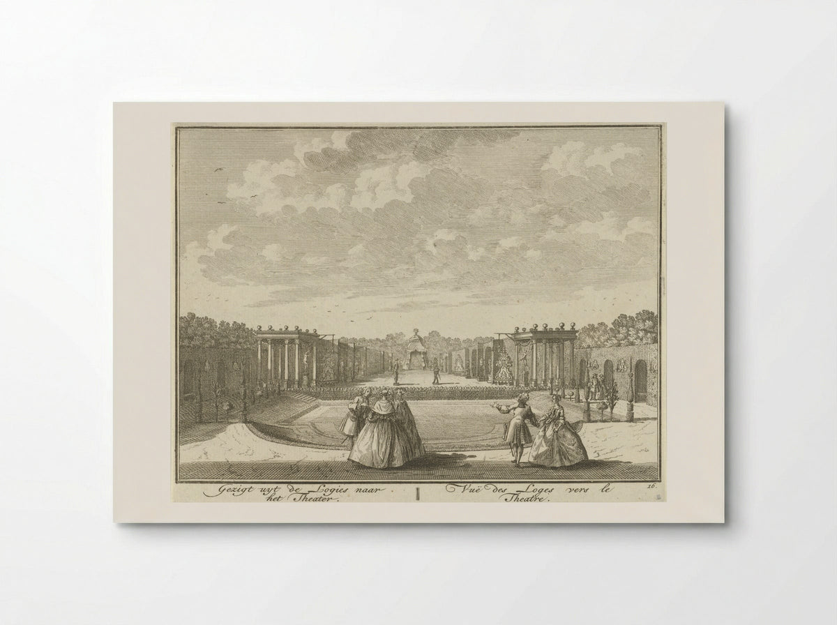 Openluchttheater in de tuin van Huis ter Meer te Maarssen - Hendrik de Leth - Poster